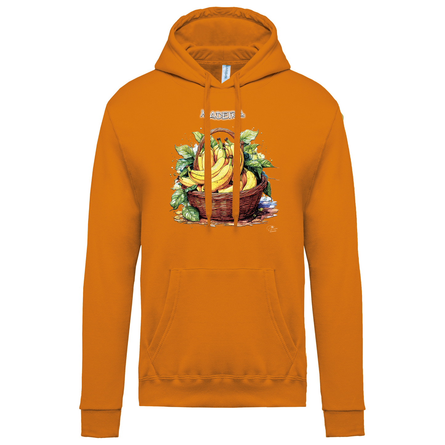 Sweatshirt Kariban com Capuz Cesto Bananas