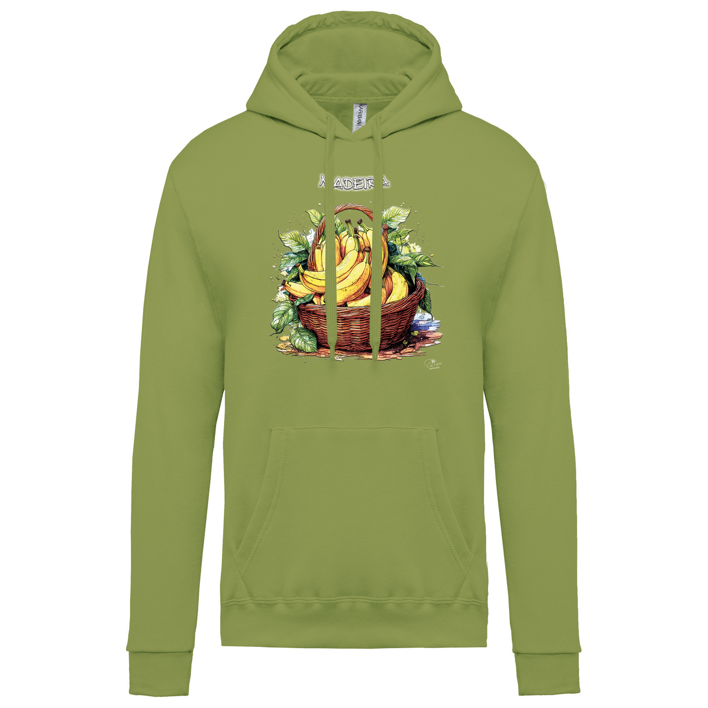 Sweatshirt Kariban com Capuz Cesto Bananas