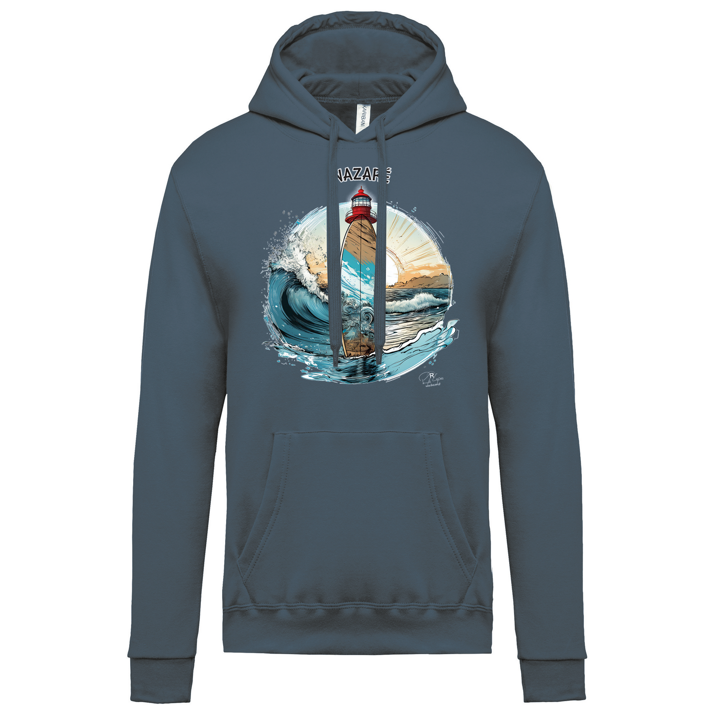 Sweatshirt Kariban com Capuz Sol Nazaré