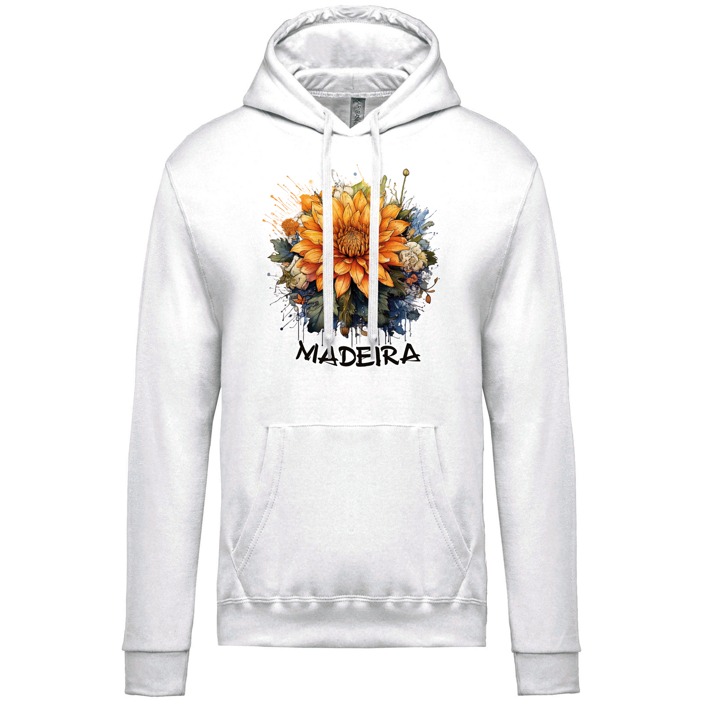 Sweatshirt Kariban com Capuz Arranjo Floral 1