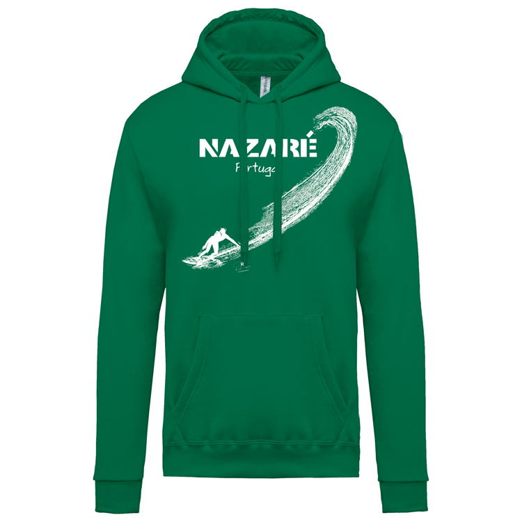 Sweatshirt Kariban com Capuz Surf Nazaré
