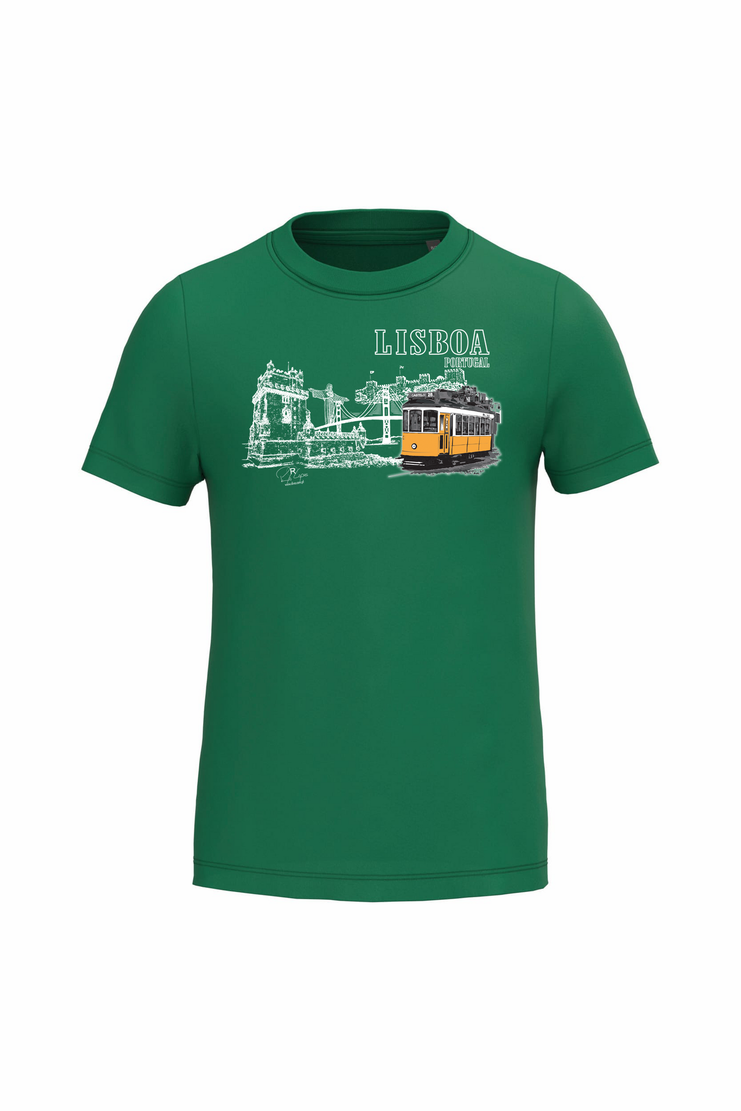 T-shirt de Criança Kariban Monumentos Lisboa