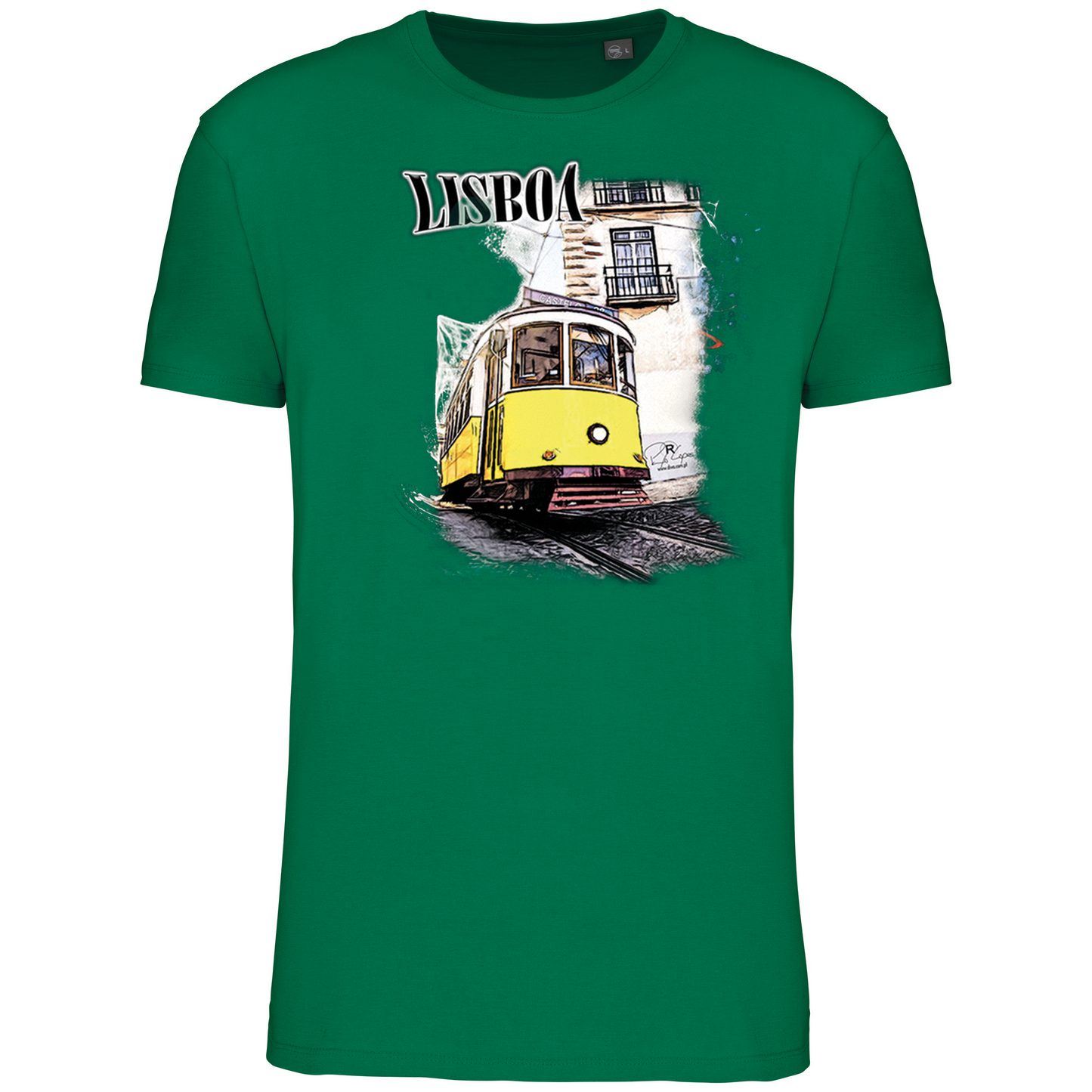 T-Shirt Algodão Biológico Crazy Tram