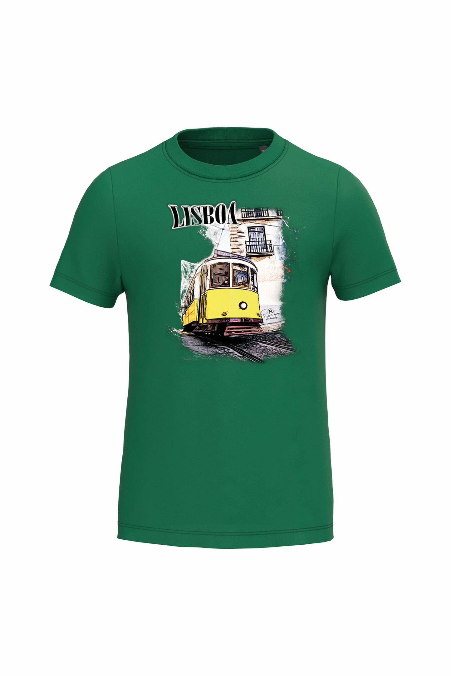 T-shirt de Criança Kariban Crazy Tram