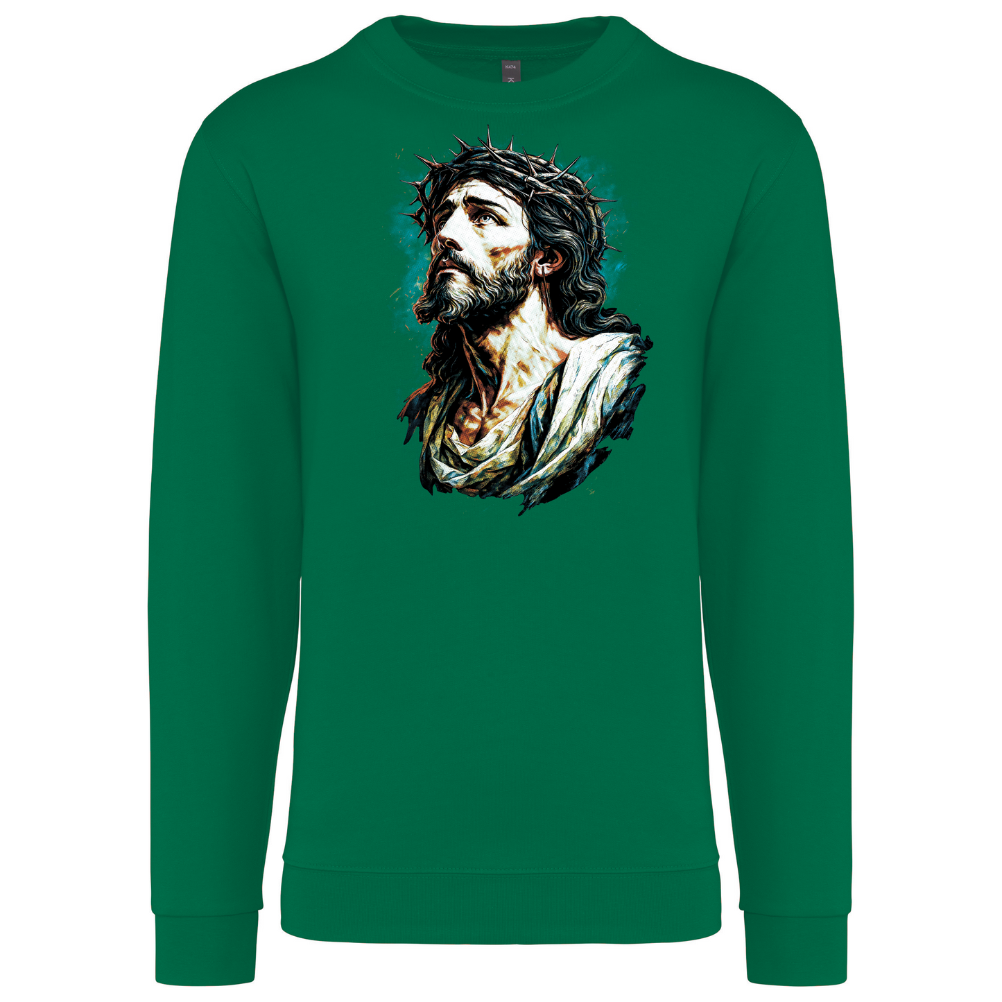 Sweatshirt Kariban sem Capuz Jesus Cristo