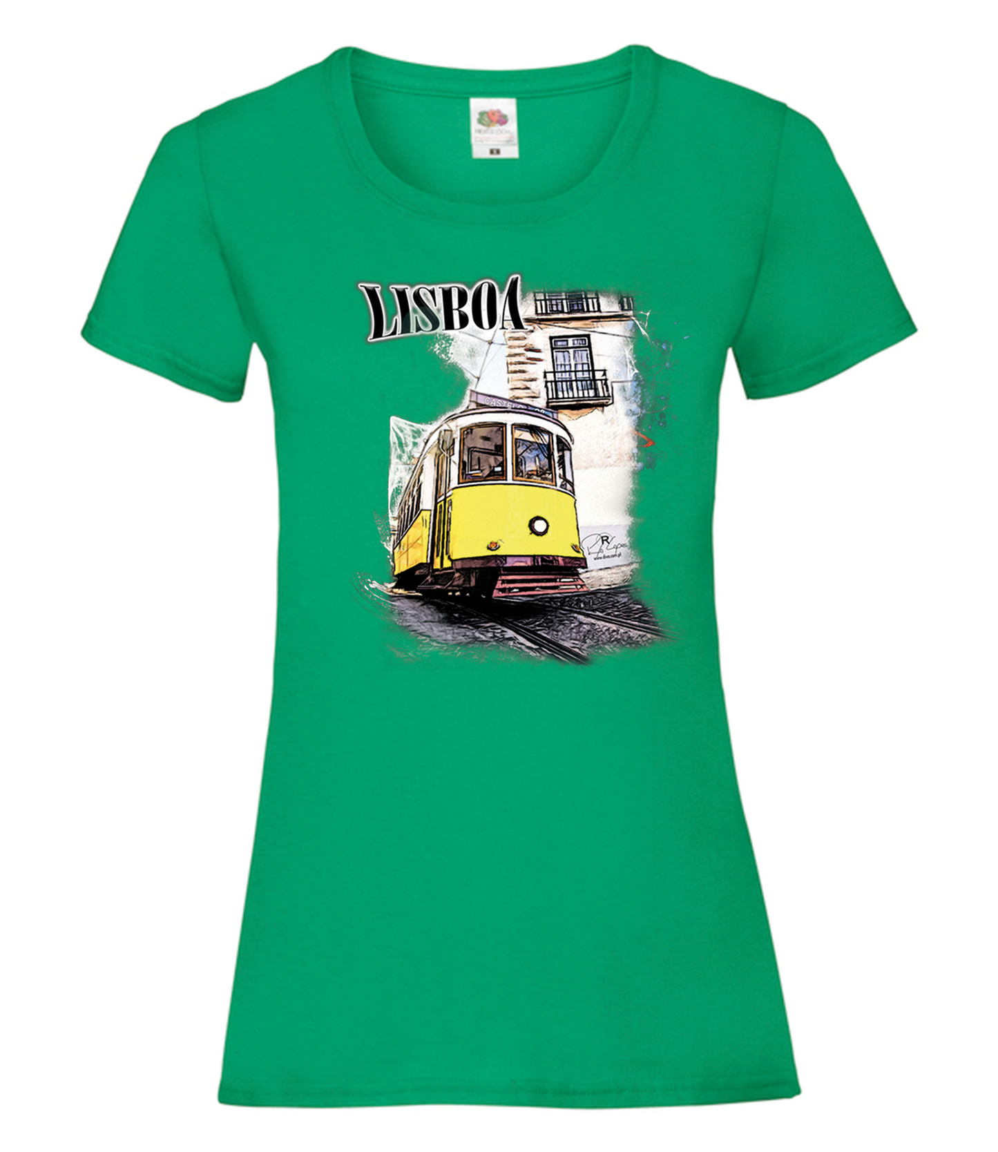 T-shirt Senhora Crazy Tram