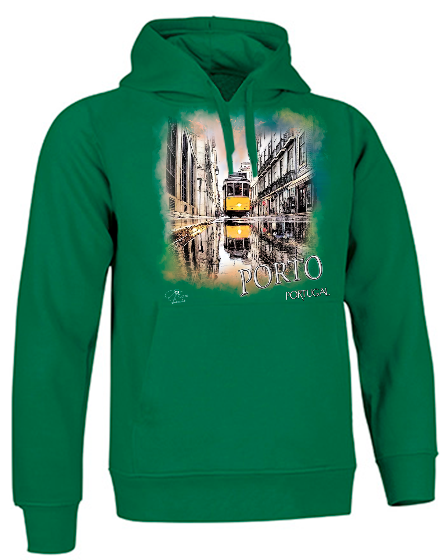 Sweatshirt Valento com Capuz, Espelho Lp
