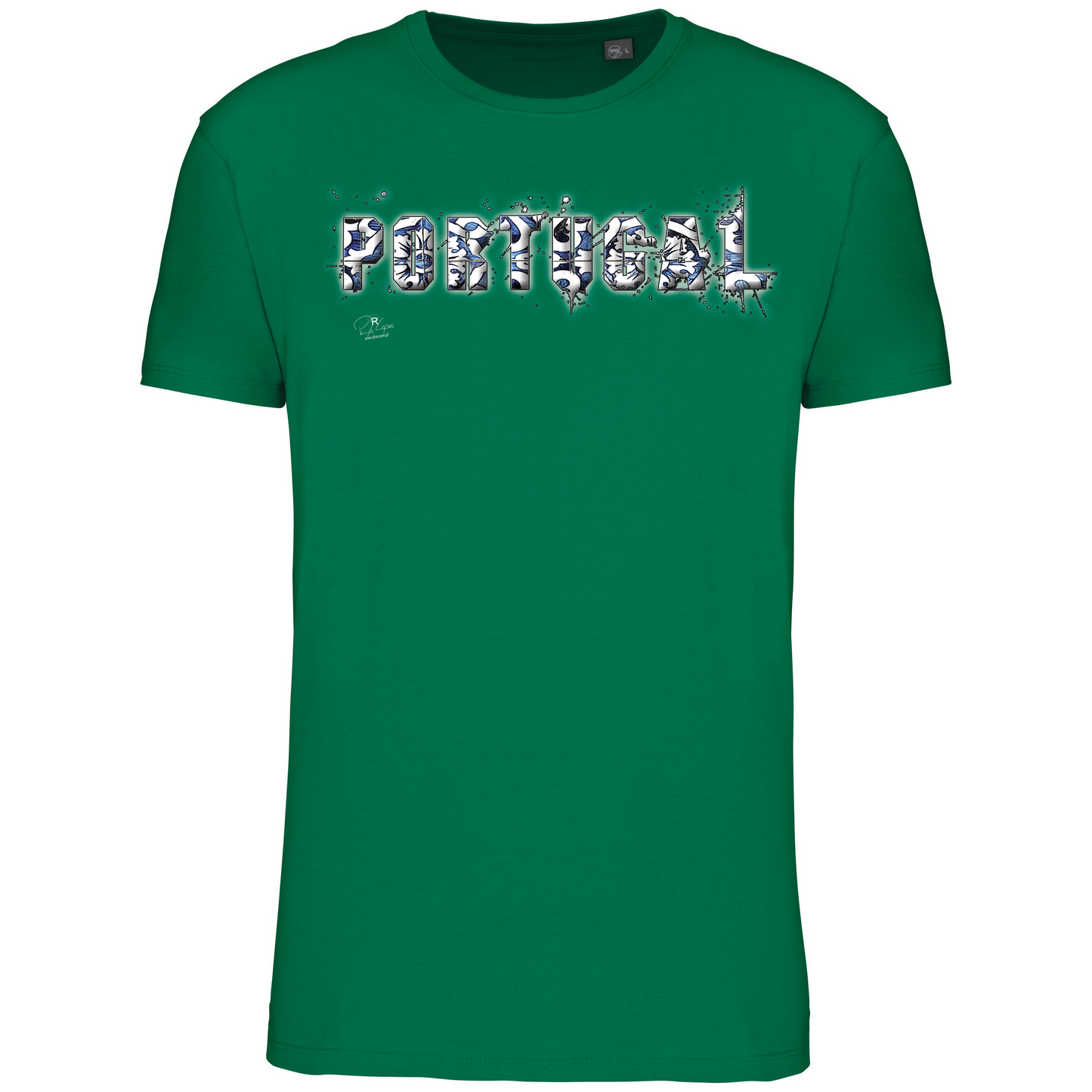 T-Shirt Algodão Biológico Portugal Azulejos