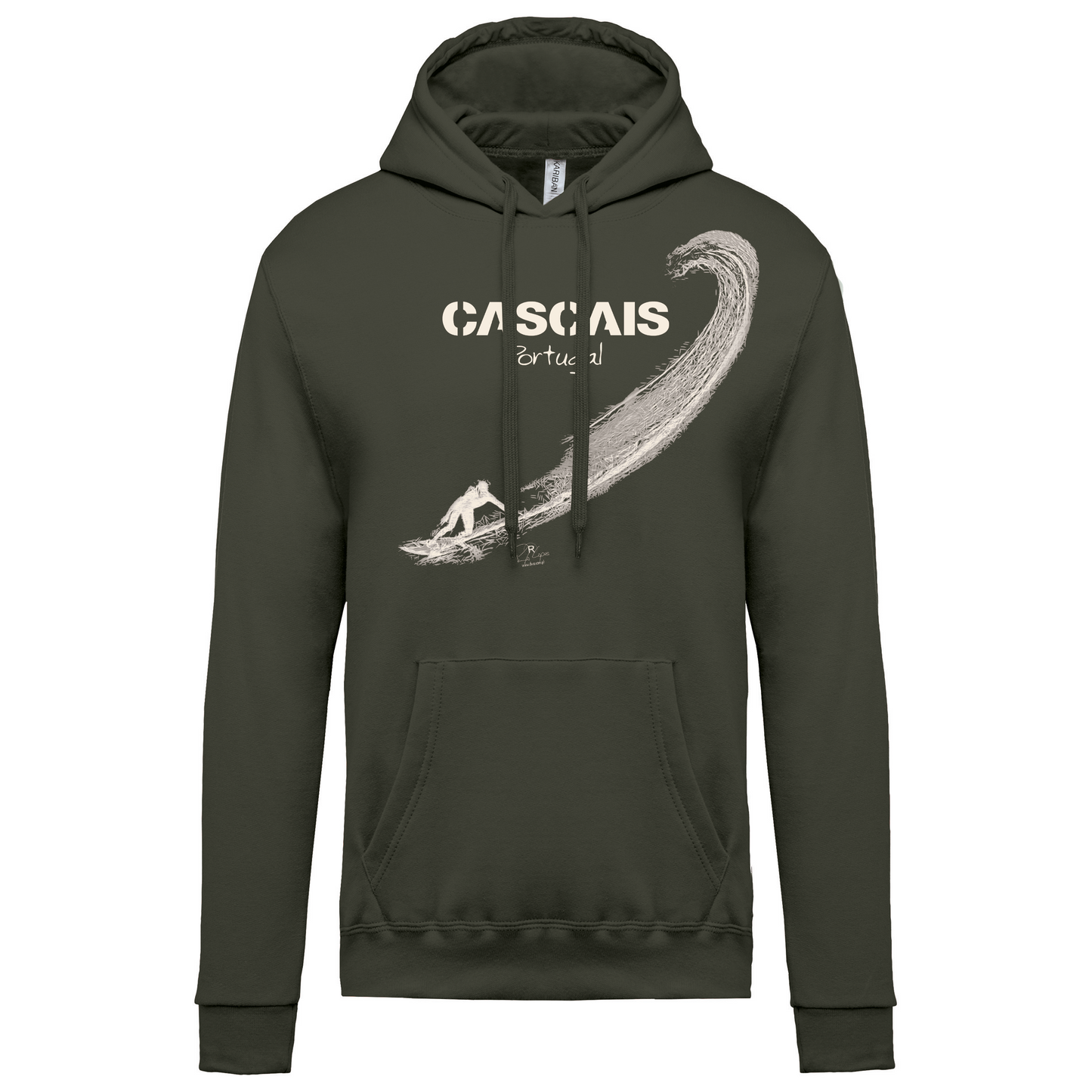 Sweatshirt Kariban com Capuz Surf Cascais