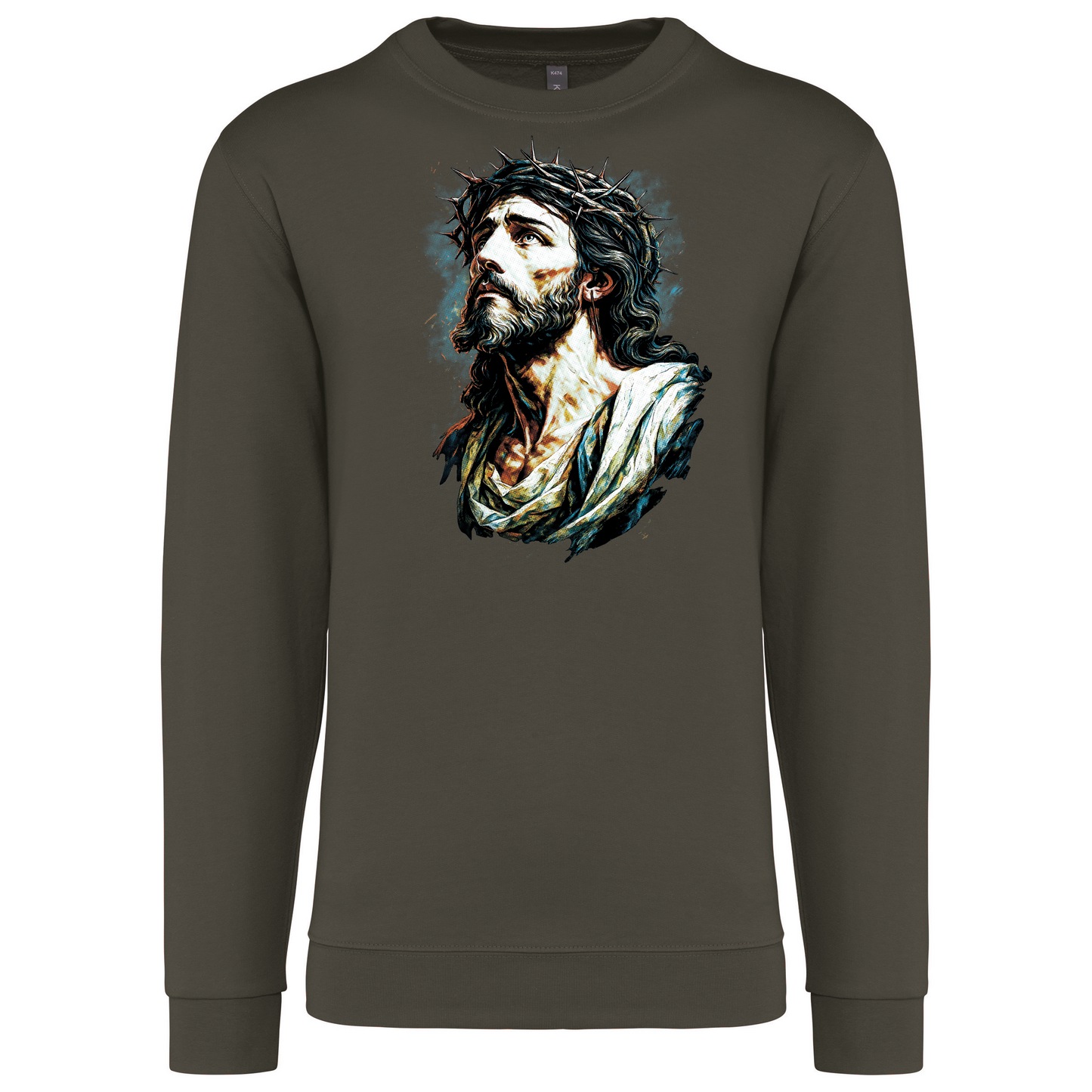 Sweatshirt Kariban sem Capuz Jesus Cristo