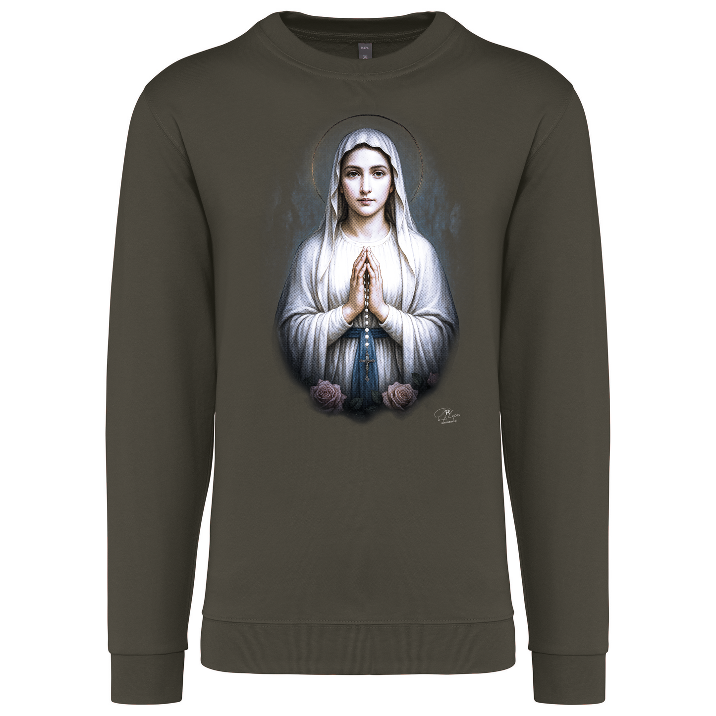 Sweatshirt Kariban sem Capuz Virgem