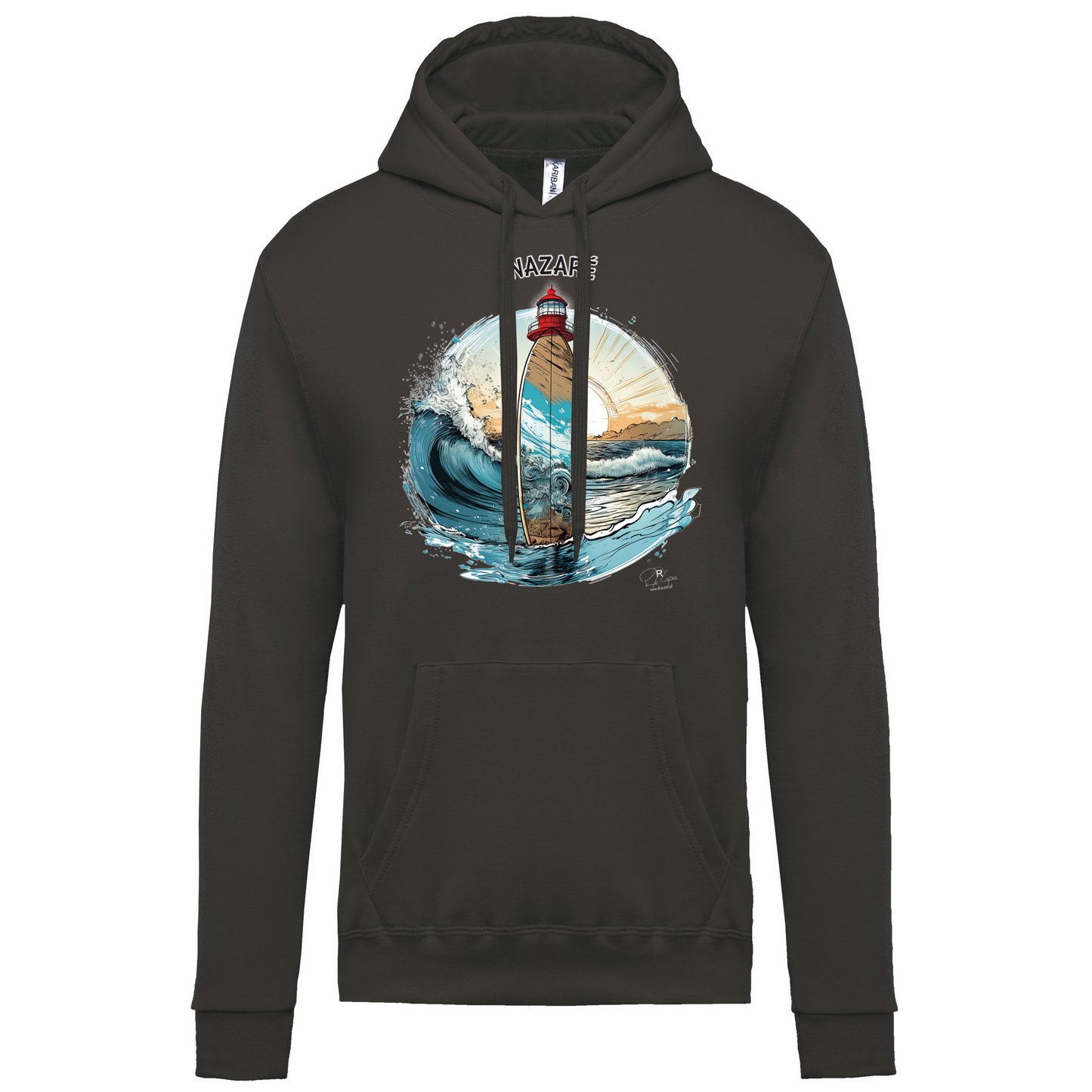 Sweatshirt Kariban com Capuz Sol Nazaré