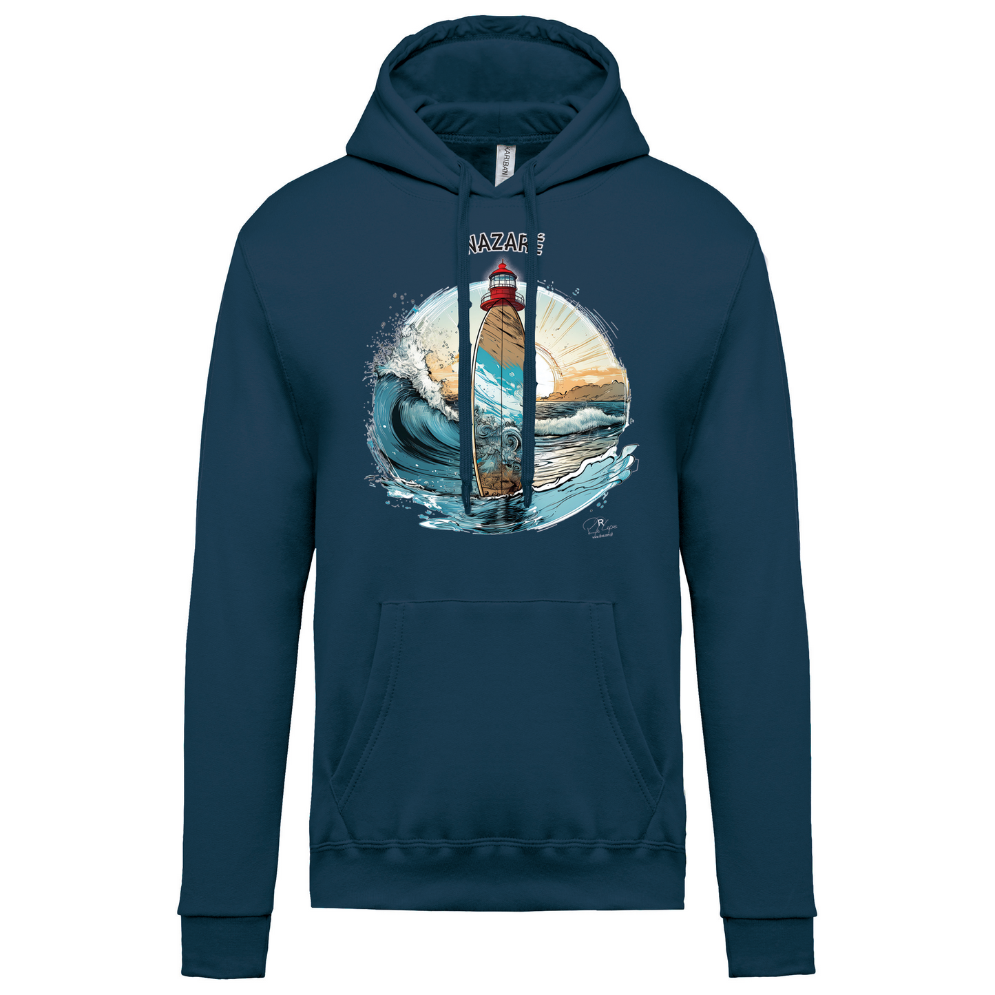 Sweatshirt Kariban com Capuz Sol Nazaré