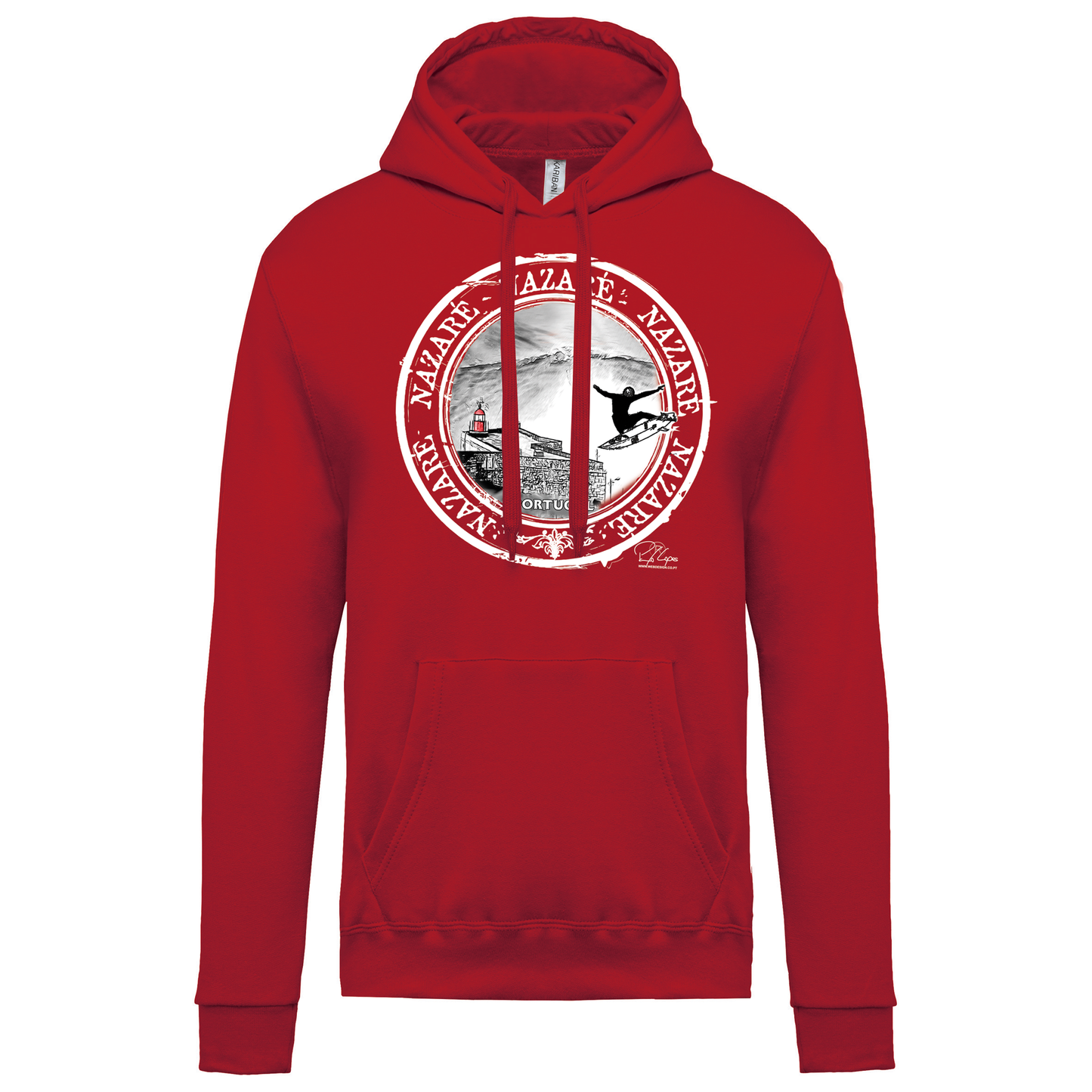 Sweatshirt Kariban com Capuz Selo Nazaré