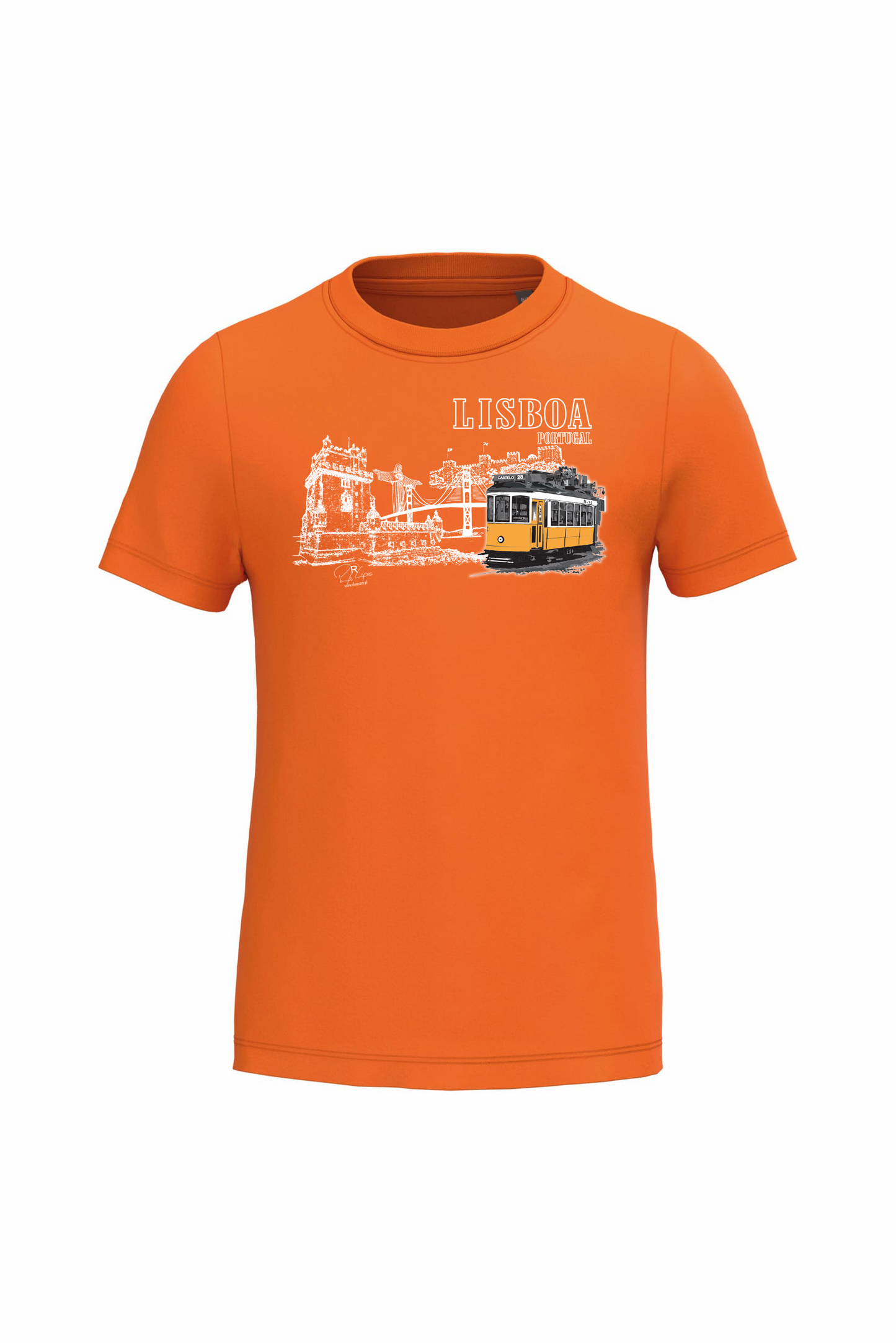T-shirt de Criança Kariban Monumentos Lisboa