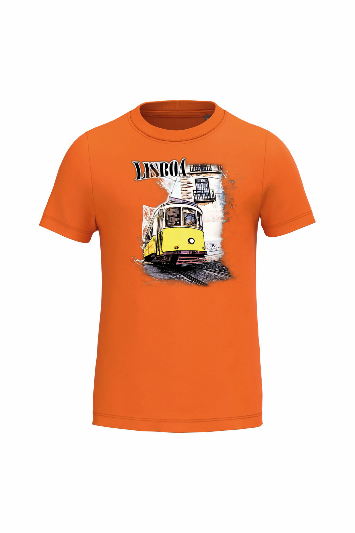 T-shirt de Criança Kariban Crazy Tram