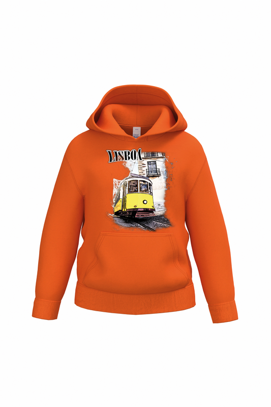 Sweatshirt com capuz Ideal Kids Crazy Tram