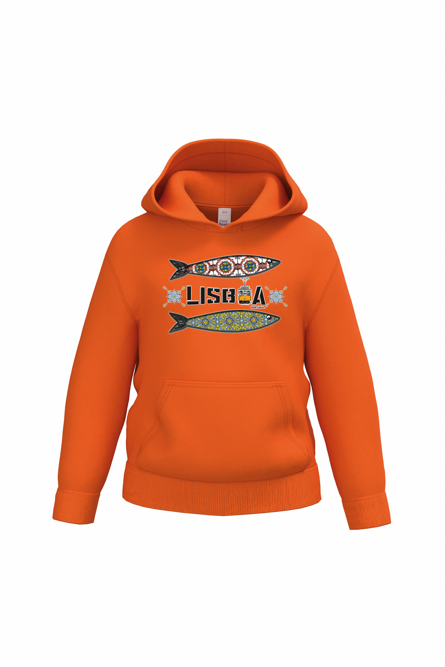 Sweatshirt com capuz Ideal Kids 2 Sardinhas Lisboa