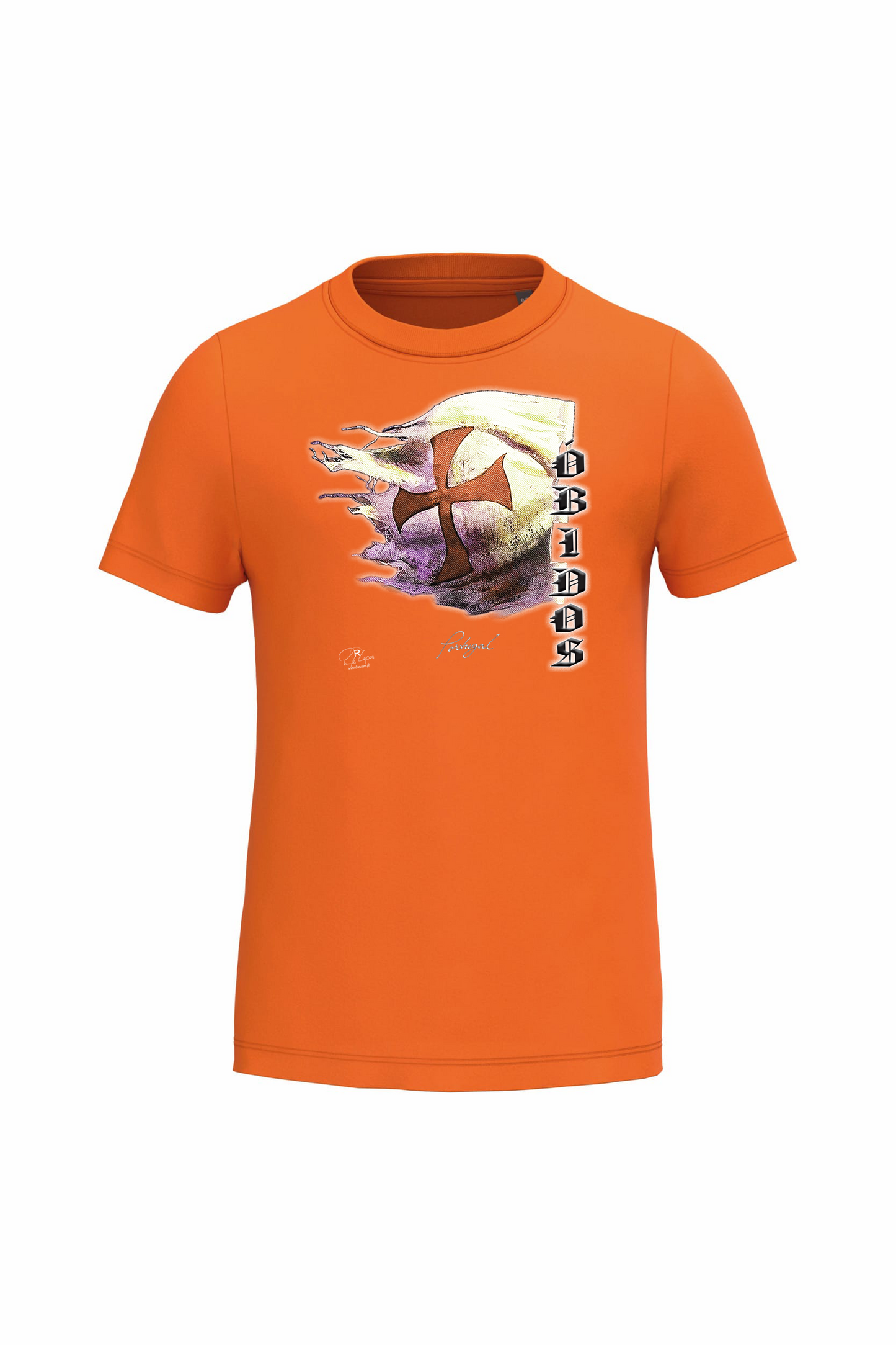 T-shirt de Criança Kariban  Bandeira Templários