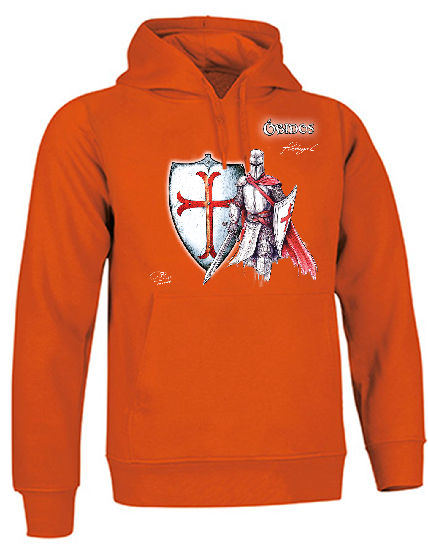 Sweatshirt Valento com Capuz, Templário Óbidos