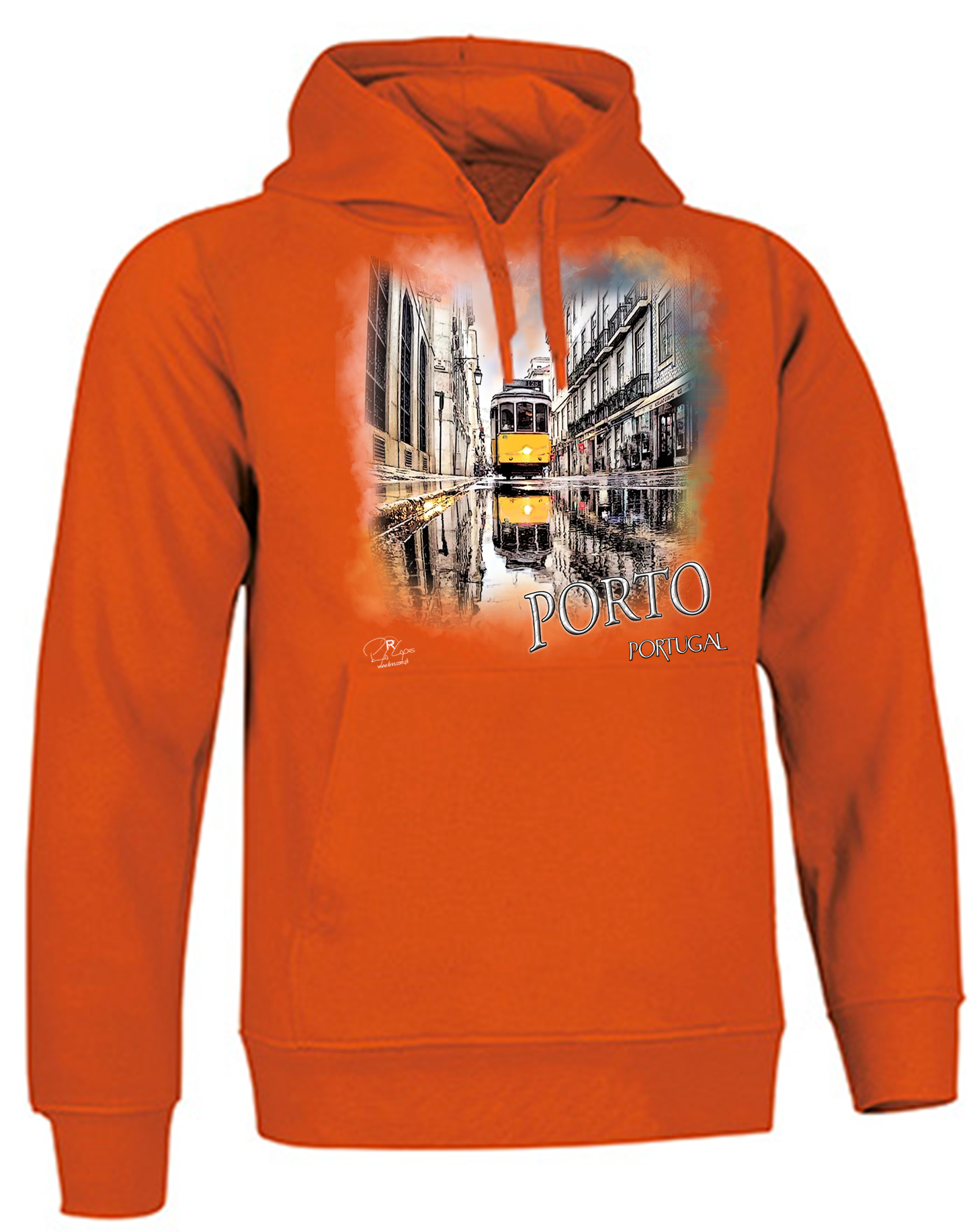 Sweatshirt Valento com Capuz, Espelho Lp