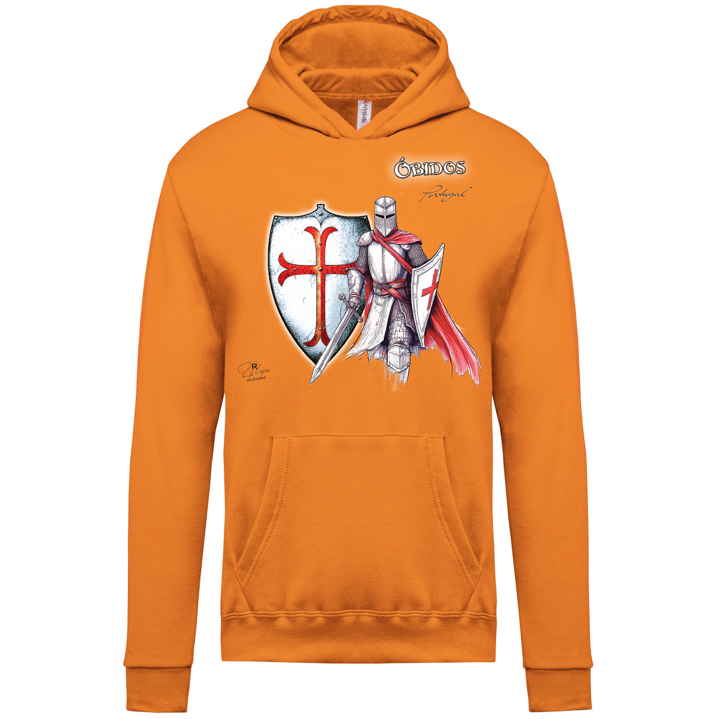 Sweatshirt capuz Kariban Kids Templário Óbidos