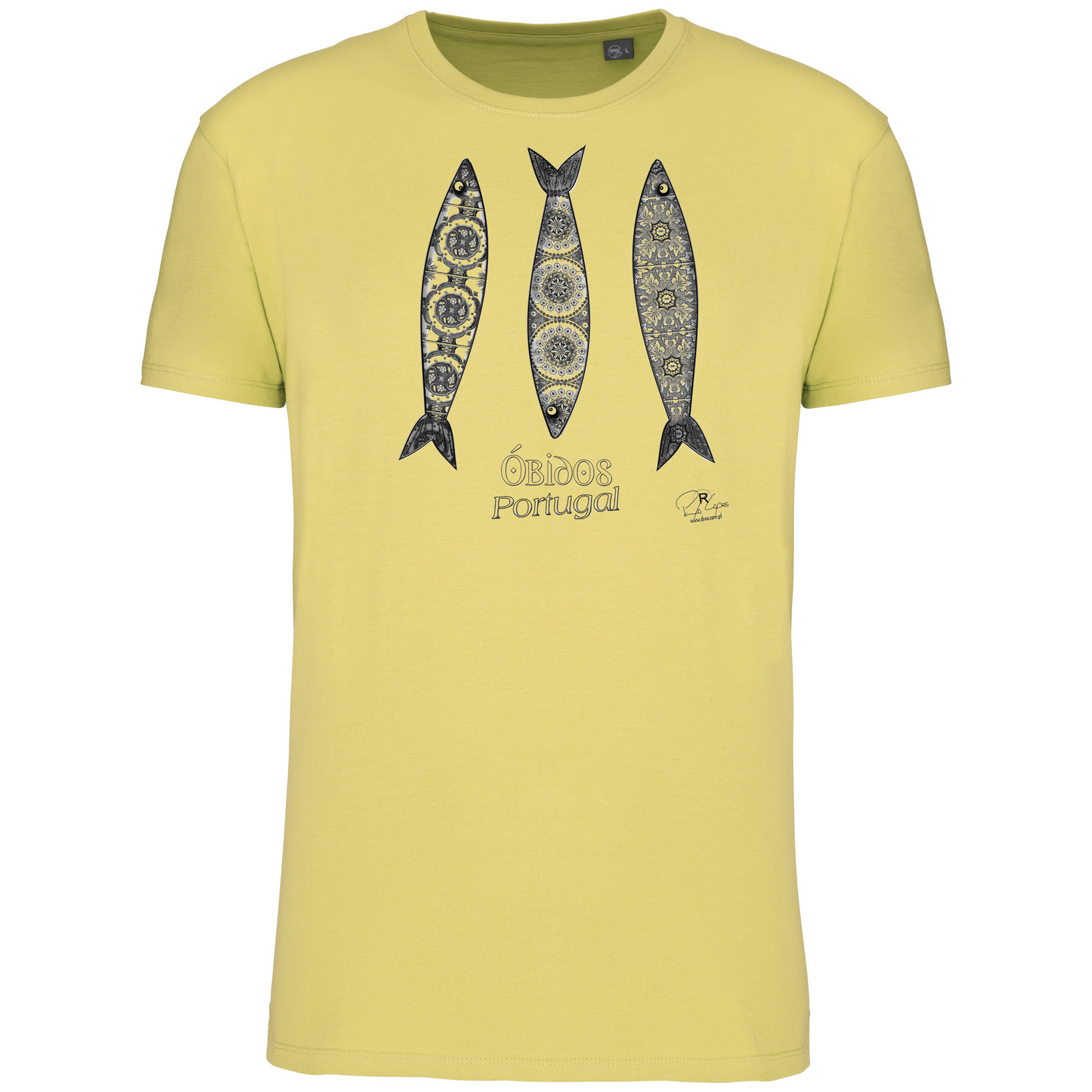 T-Shirt Algodão Biológico 3 Sardinhas Óbidos