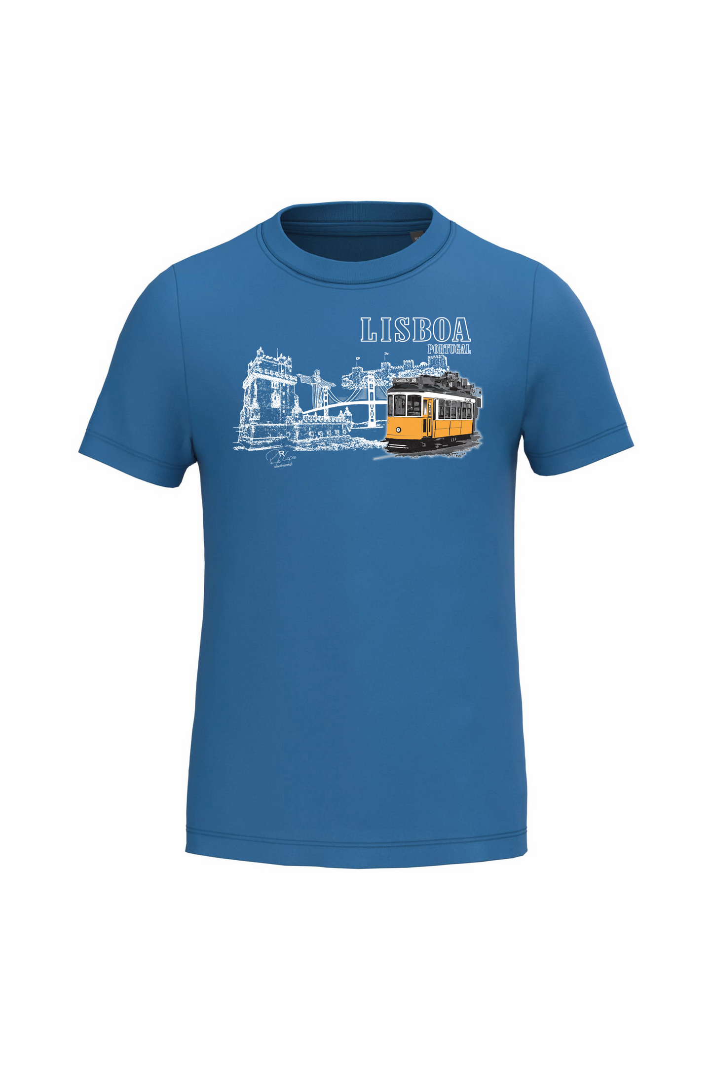 T-shirt de Criança Kariban Monumentos Lisboa