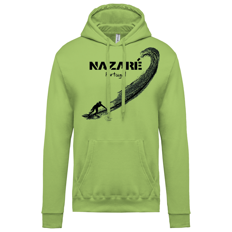 Sweatshirt Kariban com Capuz Surf Nazaré