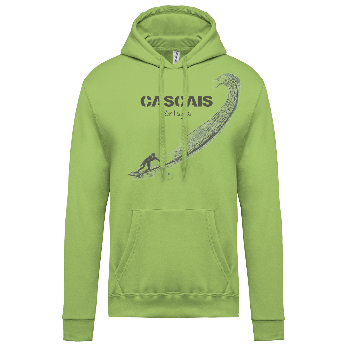 Sweatshirt Kariban com Capuz Surf Cascais
