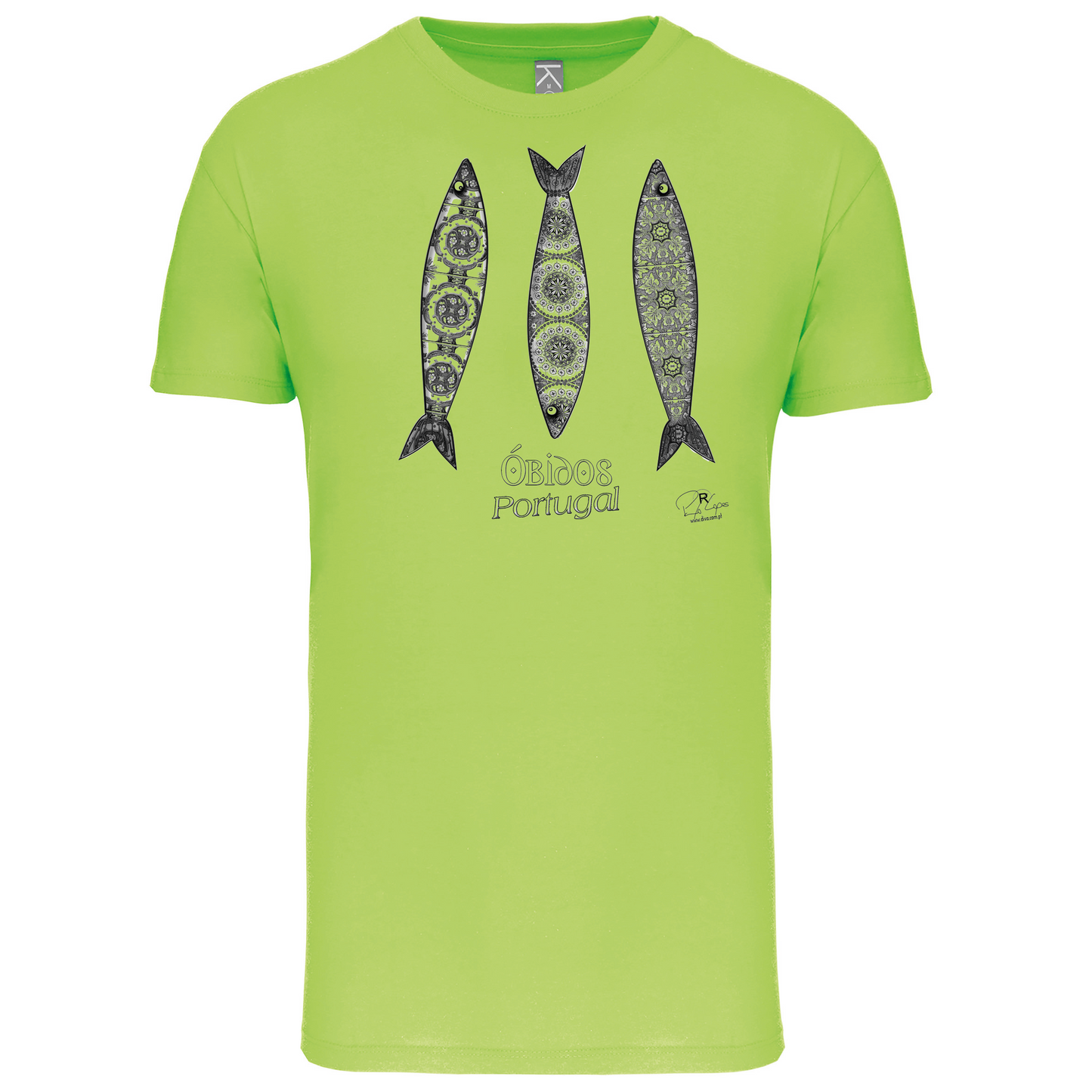 T-Shirt Algodão Biológico 3 Sardinhas Óbidos