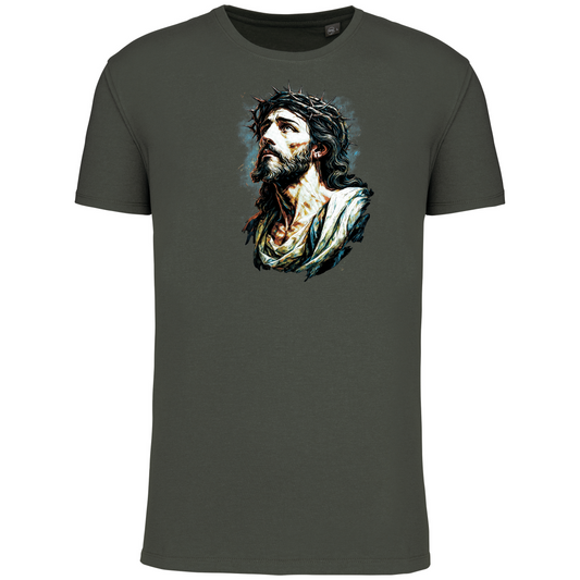 T-Shirt Algodão Biológico Jesus Cristo