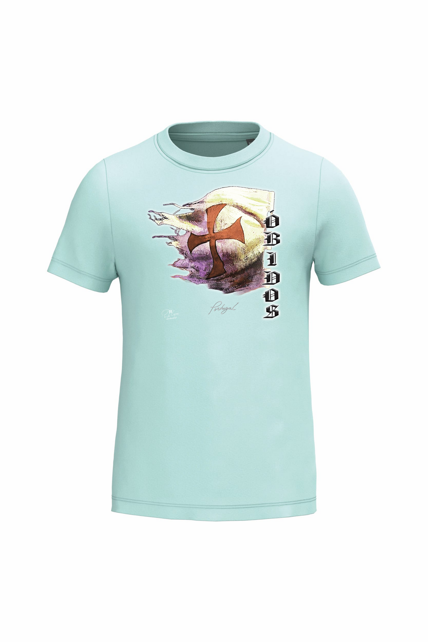 T-shirt de Criança Kariban  Bandeira Templários