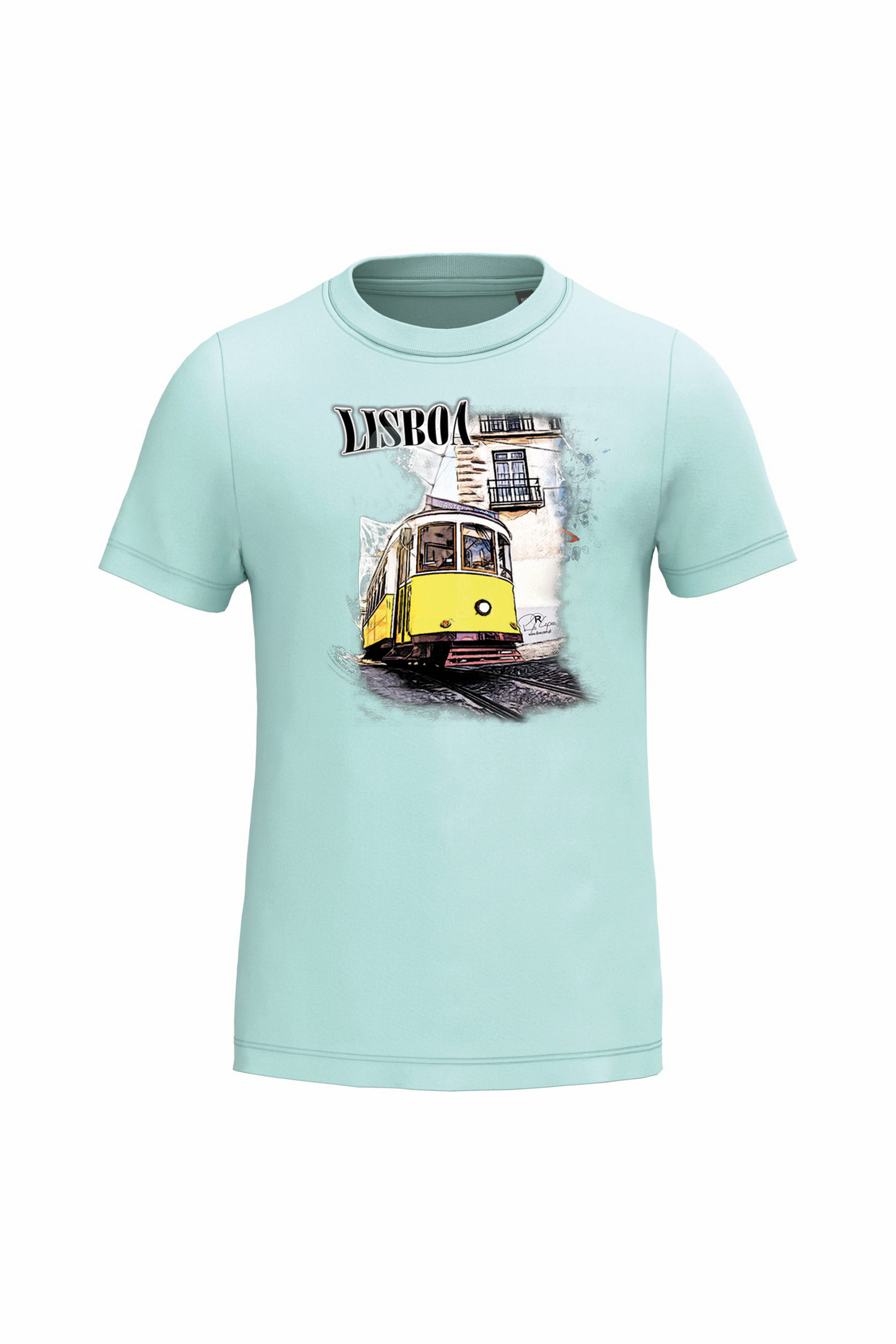 T-shirt de Criança Kariban Crazy Tram