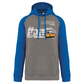 Sweatshirt Bicolor com capuz Monumentos lx