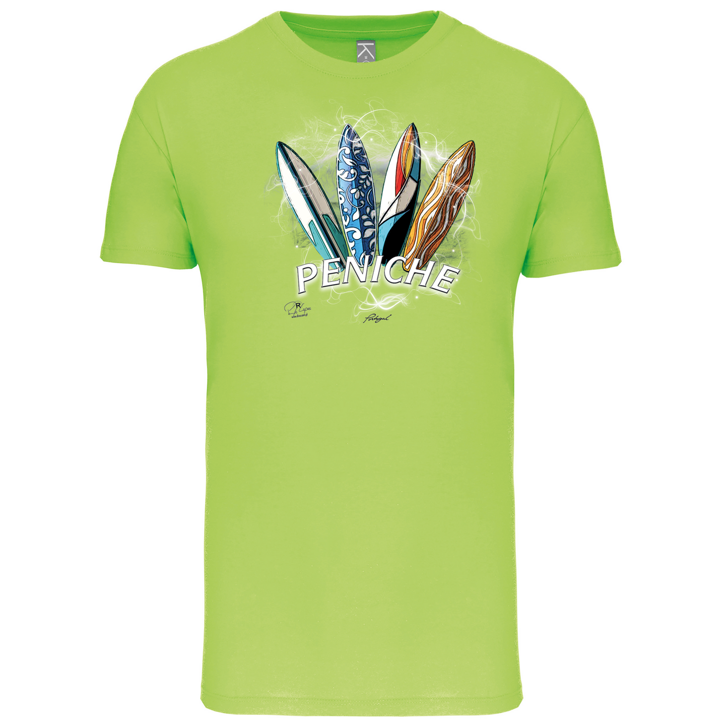 T-Shirt Algodão Biológico Surfboards Peniche