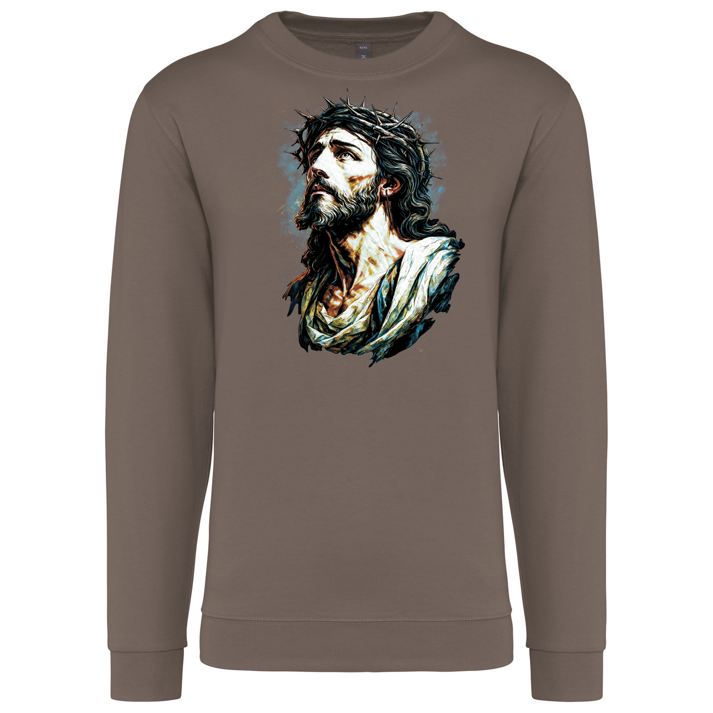Sweatshirt Kariban sem Capuz Jesus Cristo