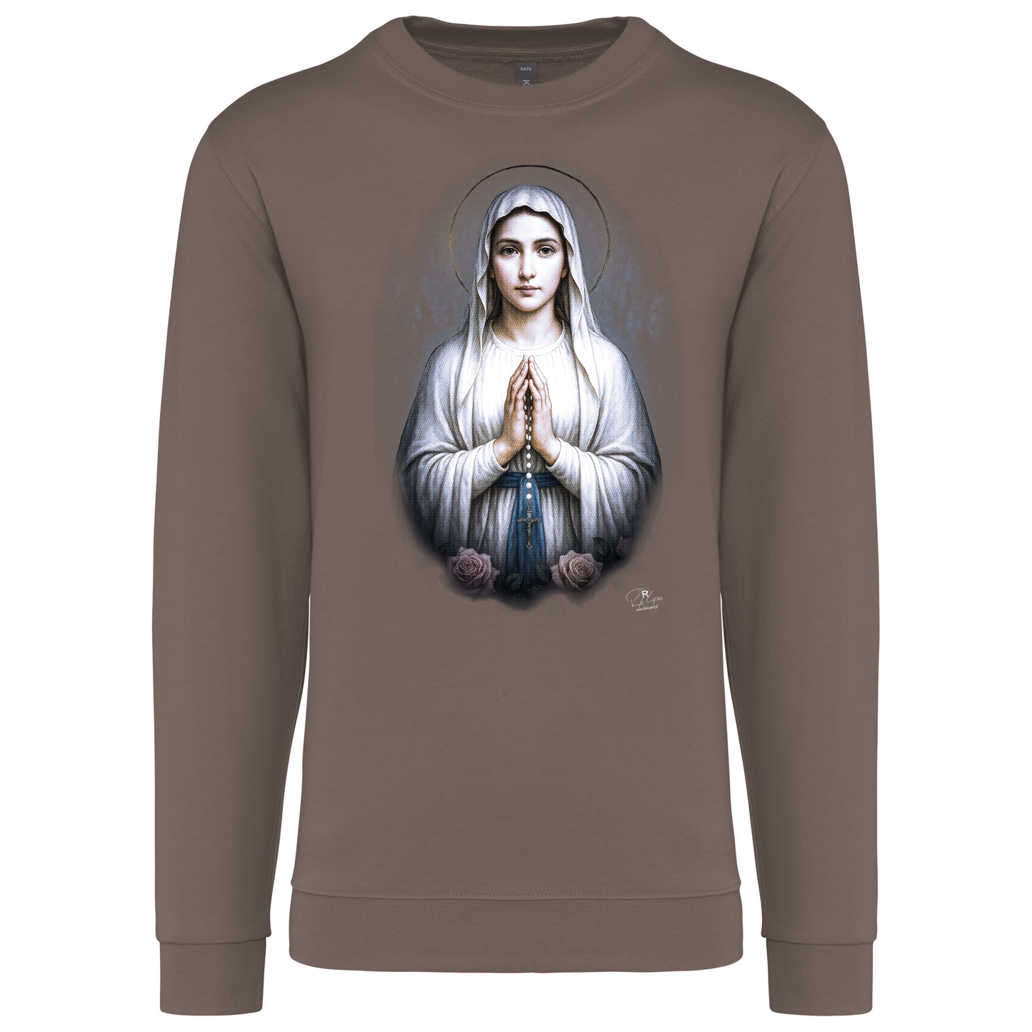 Sweatshirt Kariban sem Capuz Virgem