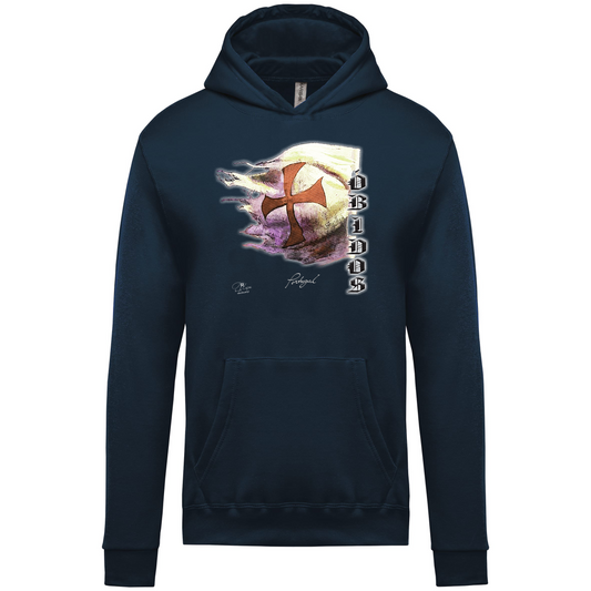 Sweatshirt capuz Kariban Kids Bandeira Templários