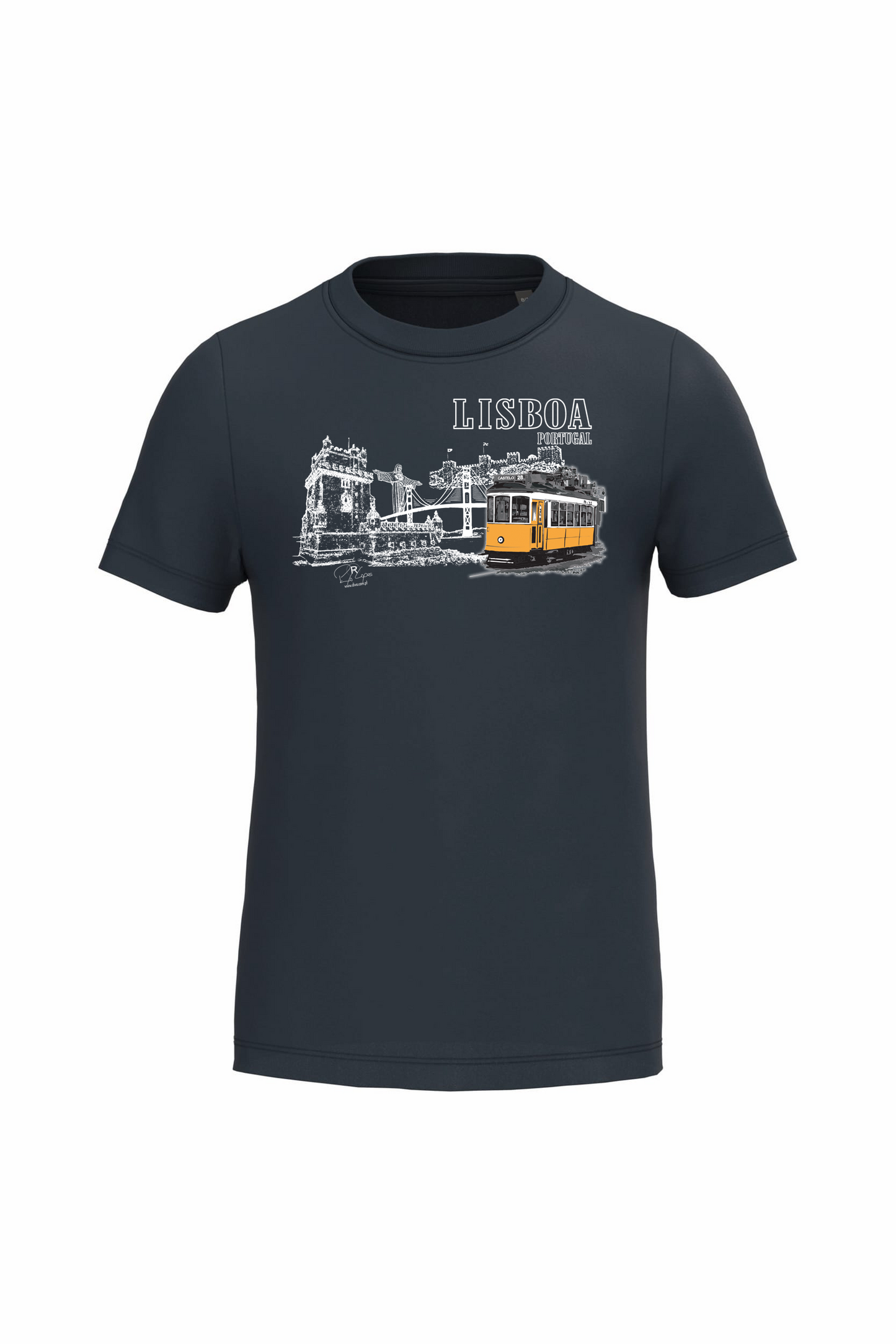 T-shirt de Criança Kariban Monumentos Lisboa