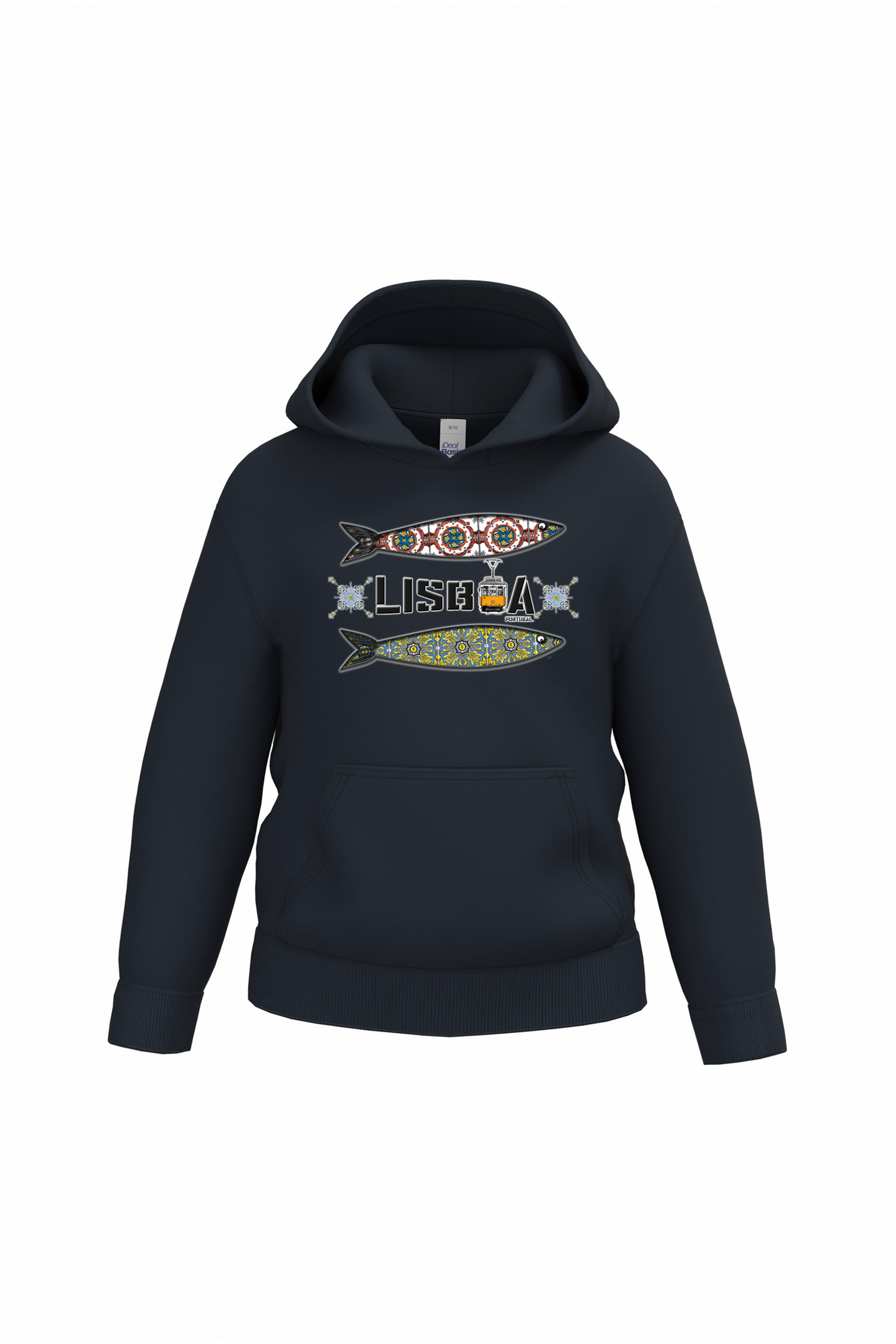 Sweatshirt com capuz Ideal Kids 2 Sardinhas Lisboa