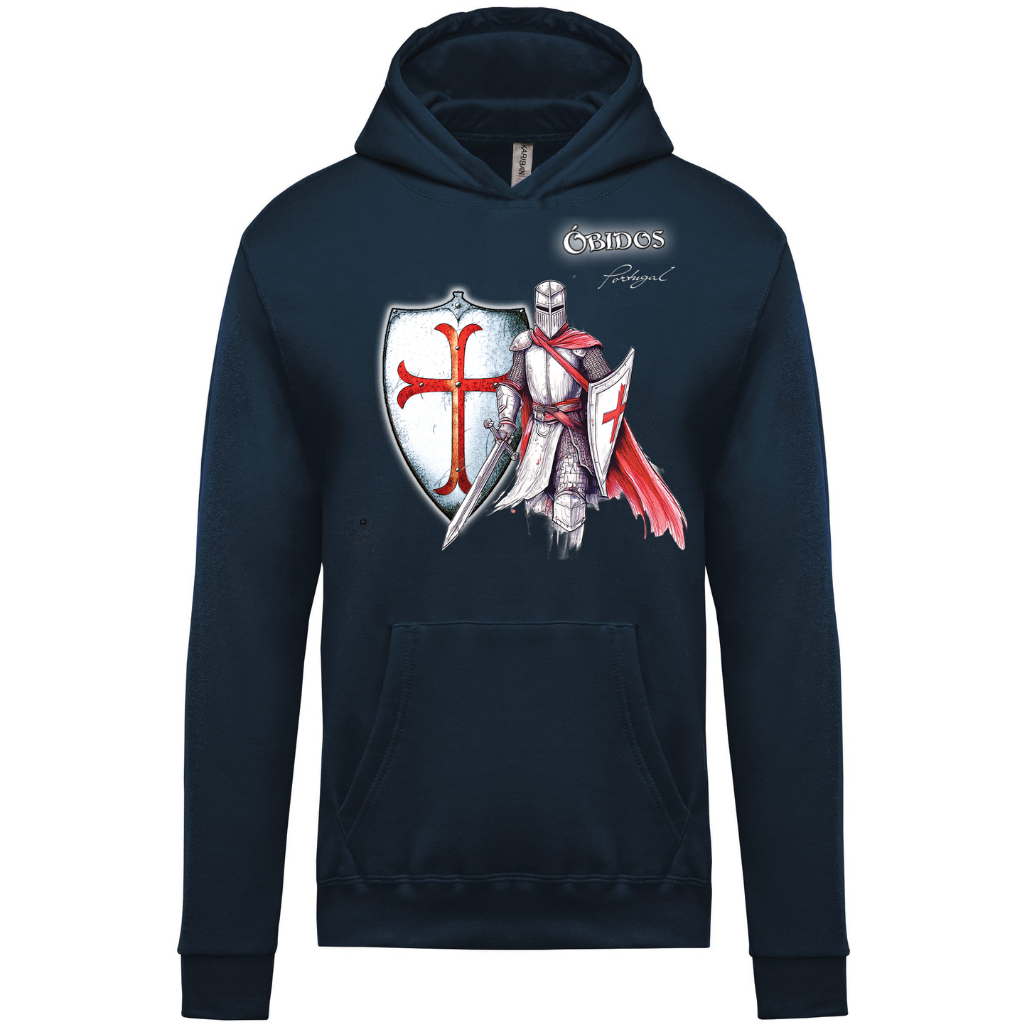 Sweatshirt capuz Kariban Kids Templário Óbidos