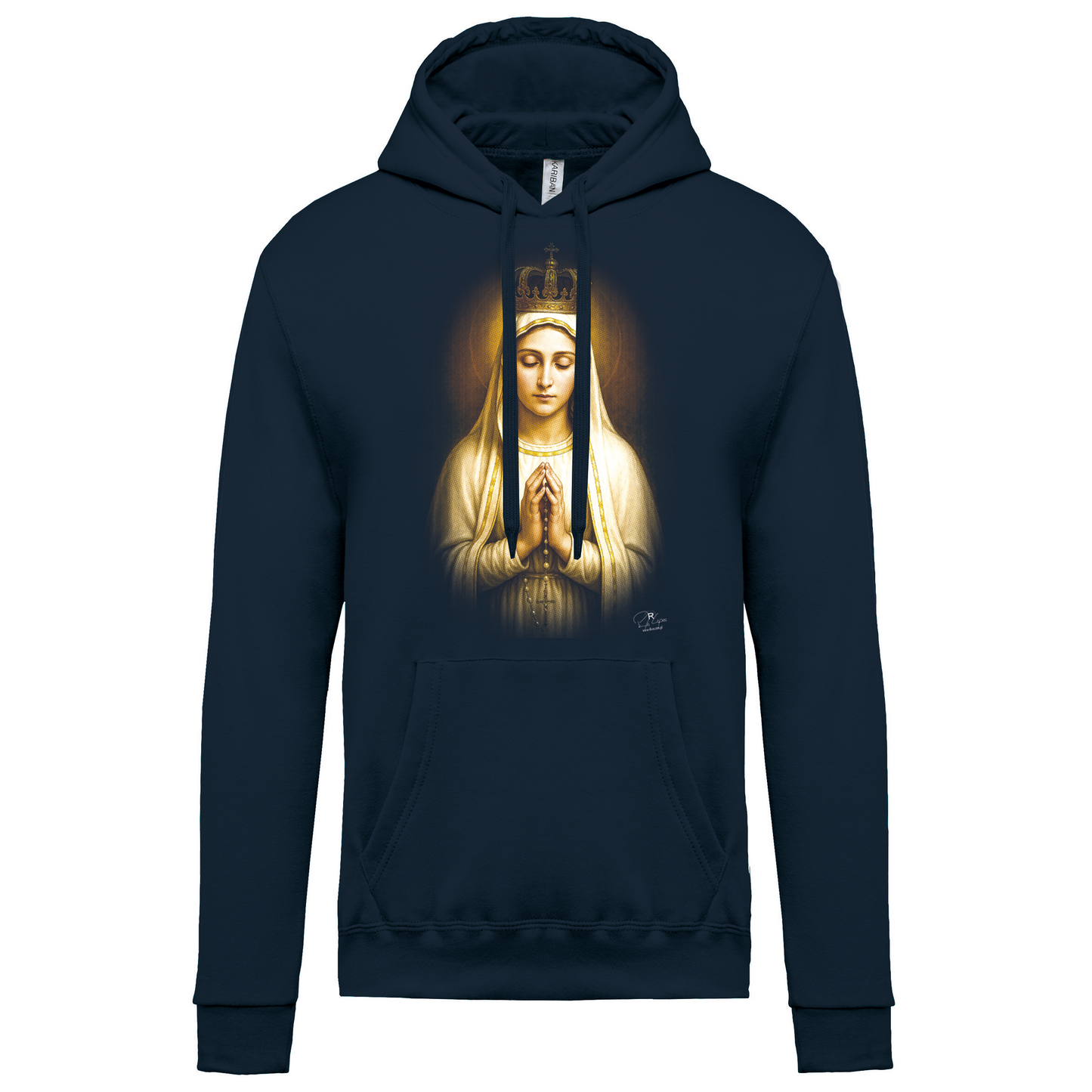 Sweatshirt Kariban com Capuz Lady of Fátima
