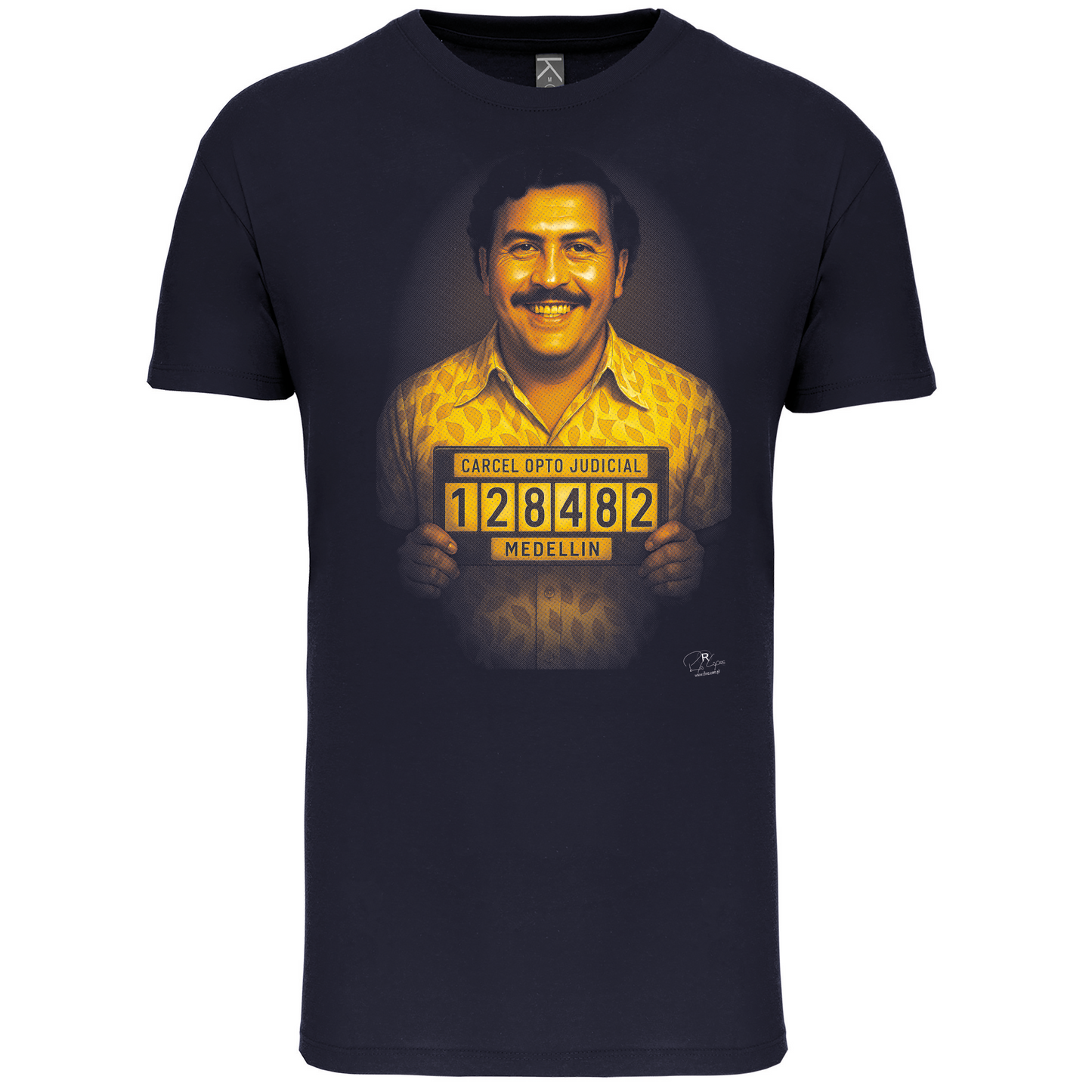 T-Shirt Algodão Biológico Pablo Escobar
