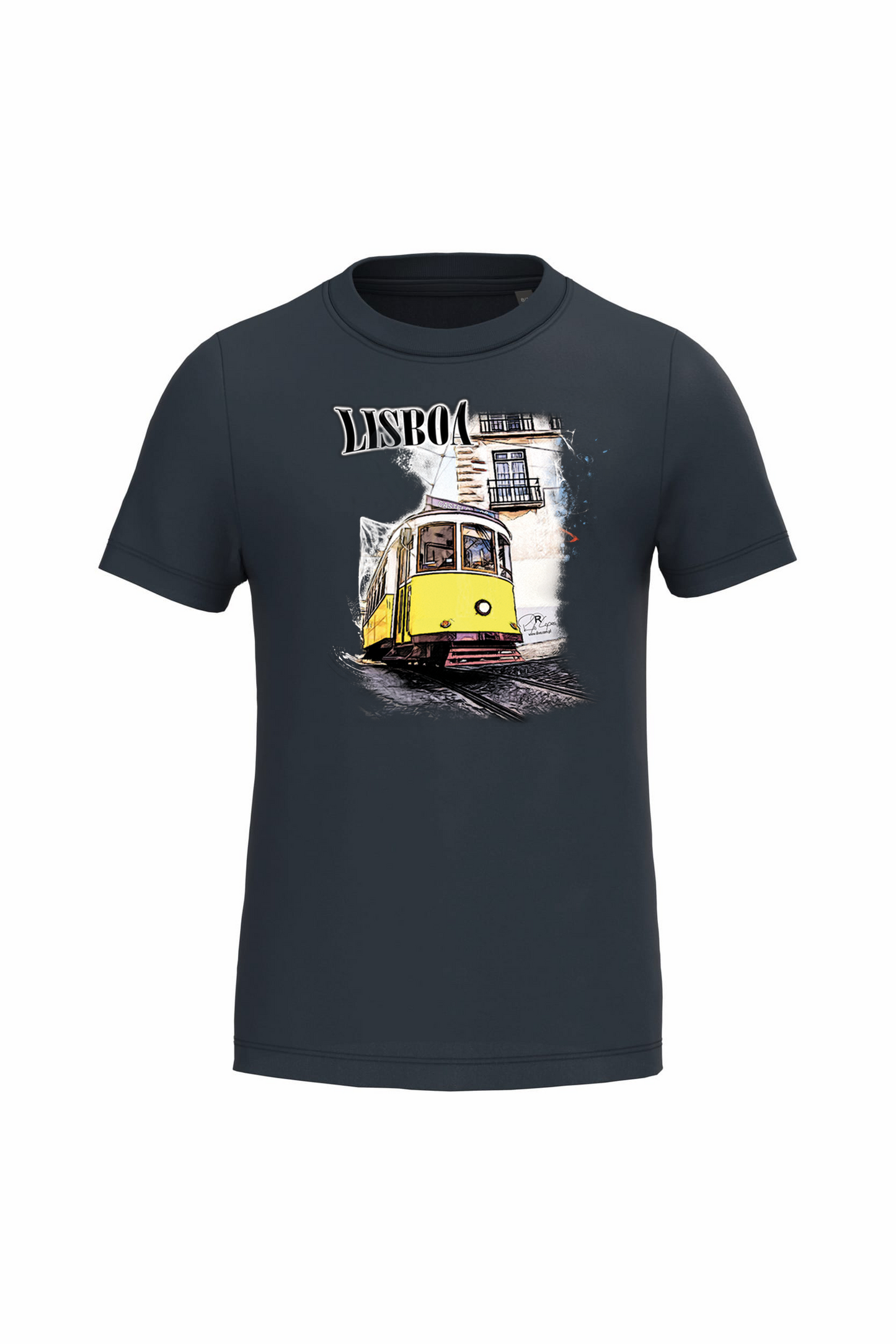 T-shirt de Criança Kariban Crazy Tram