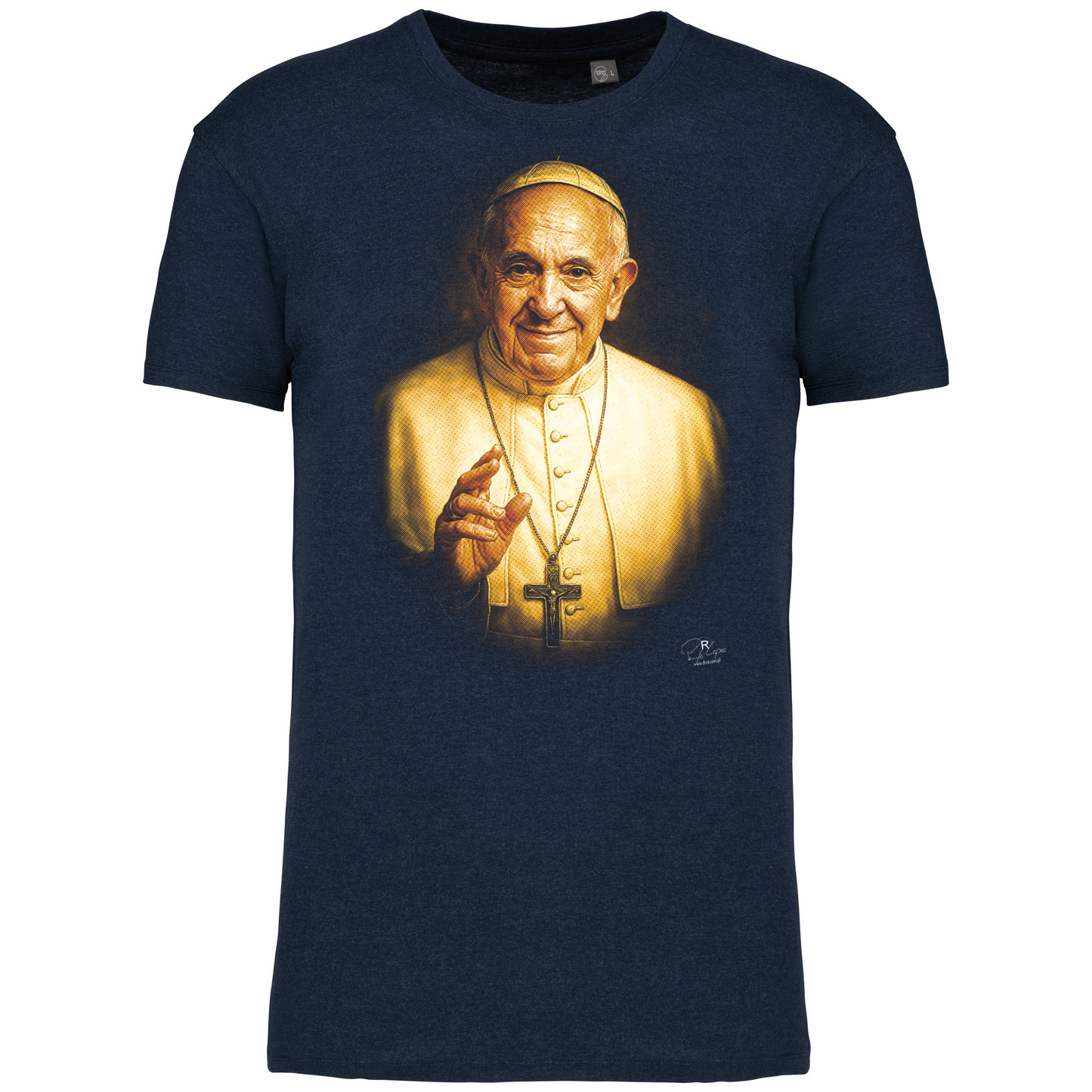 T-Shirt Algodão Biológico Papa Francisco