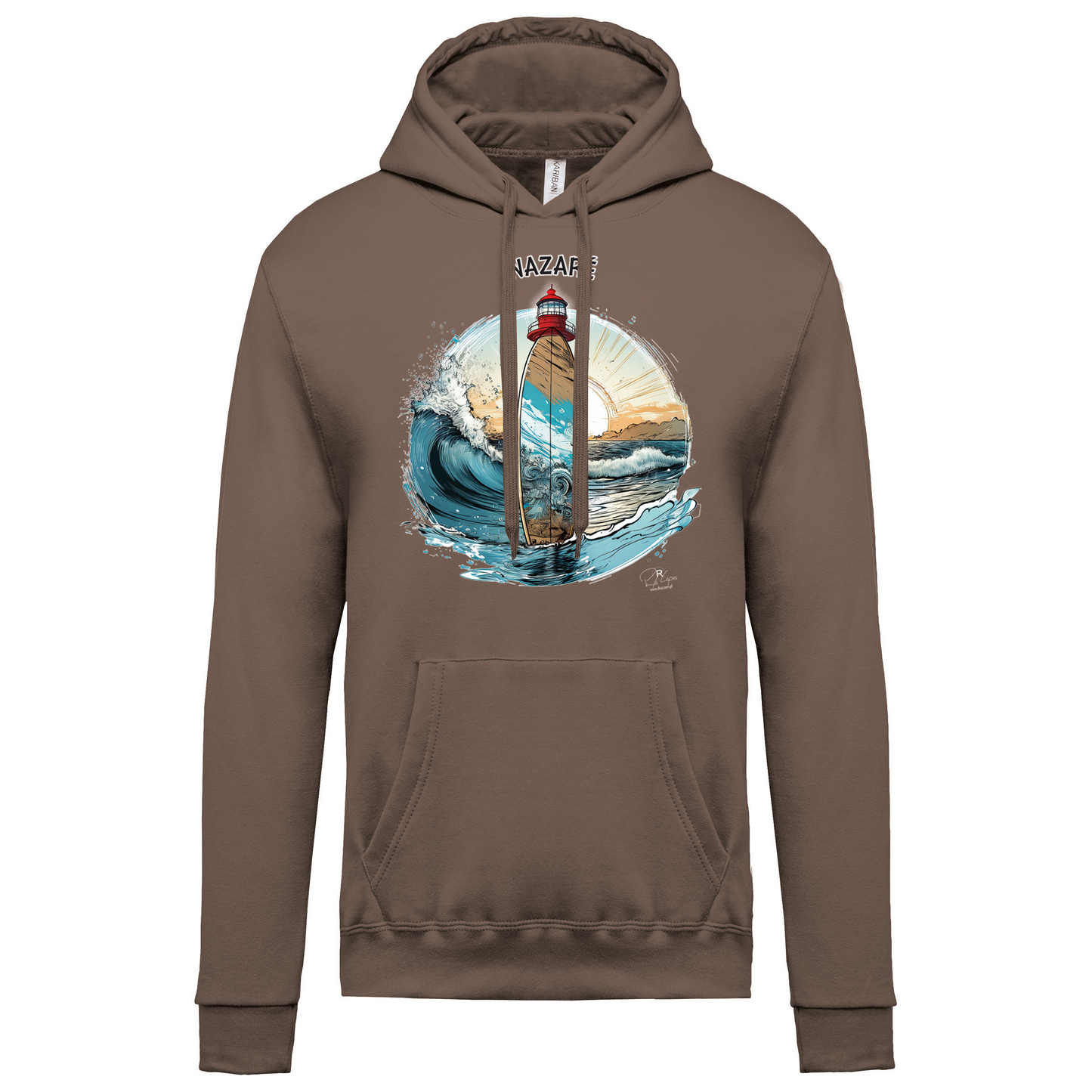 Sweatshirt Kariban com Capuz Sol Nazaré
