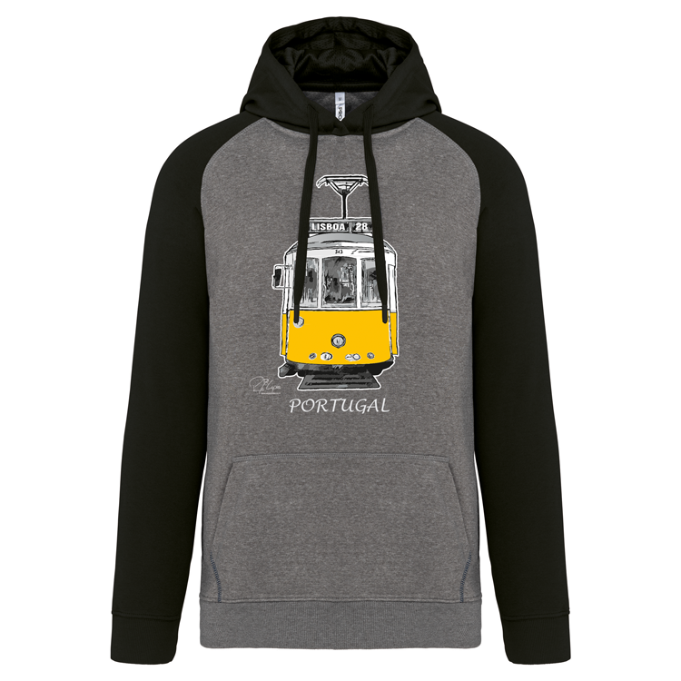 Sweatshirt Bicolor com capuz Grandalhão lx