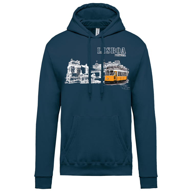 Sweatshirt Kariban com Capuz Monumentos Lx