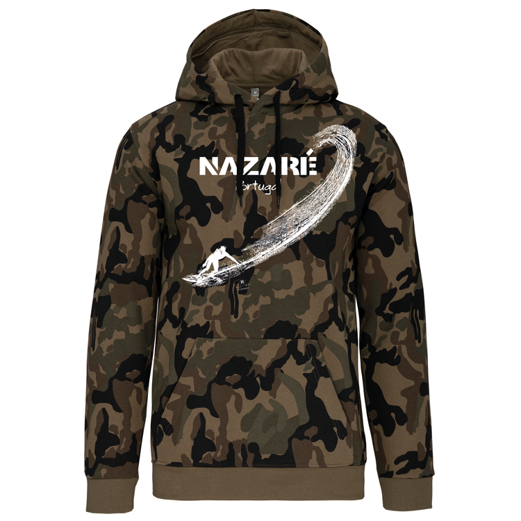Sweatshirt Kariban com Capuz Surf Nazaré